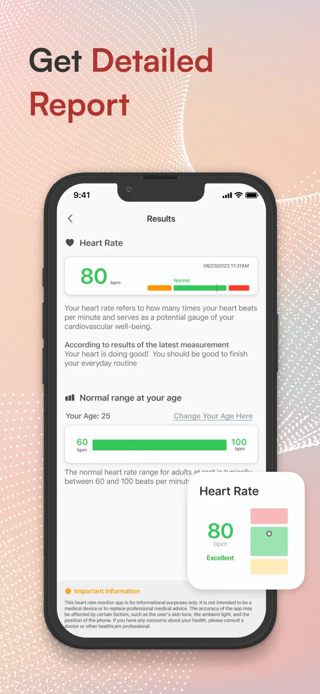 Check Heart Rate Now App Store screenshot 3