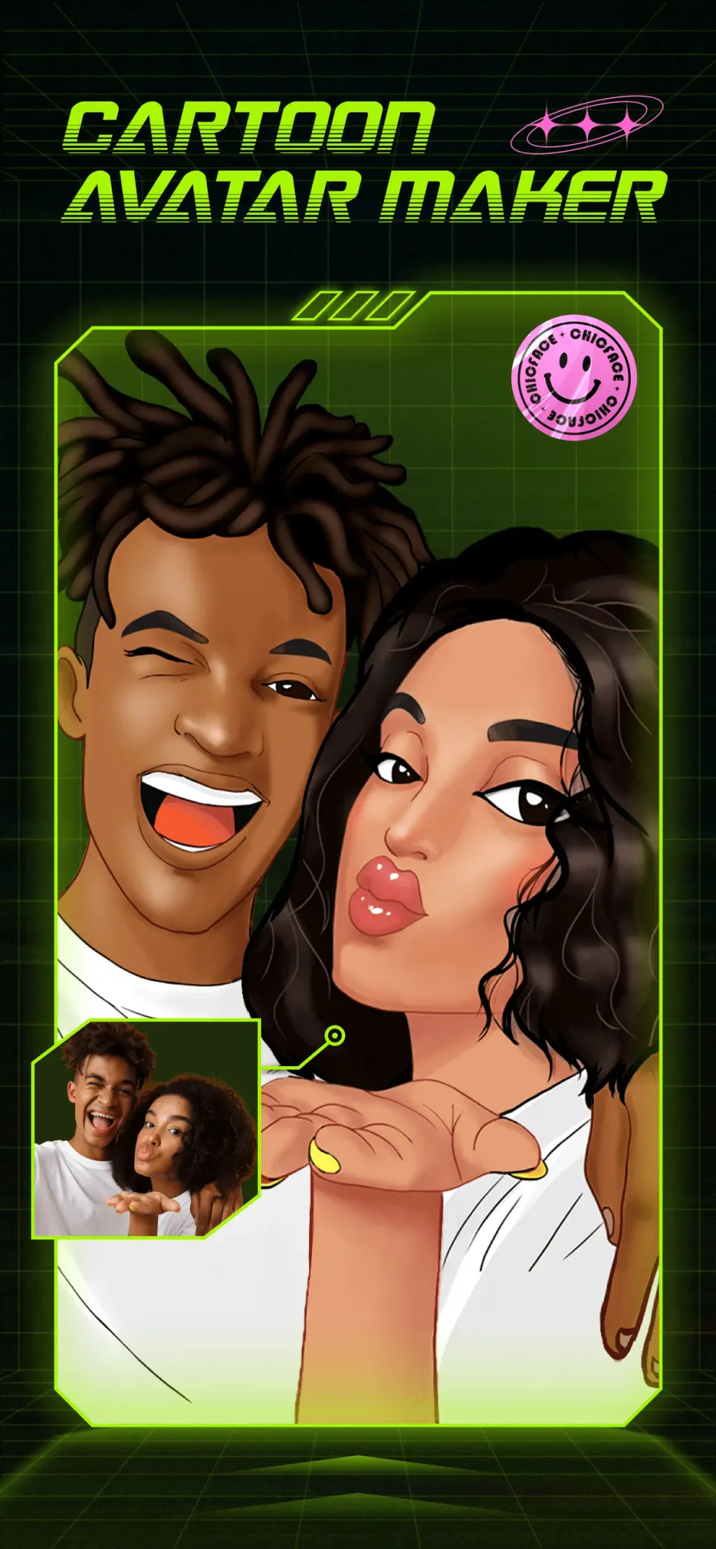 ChicFace: AI Art Photo Editor App Store screenshot 1
