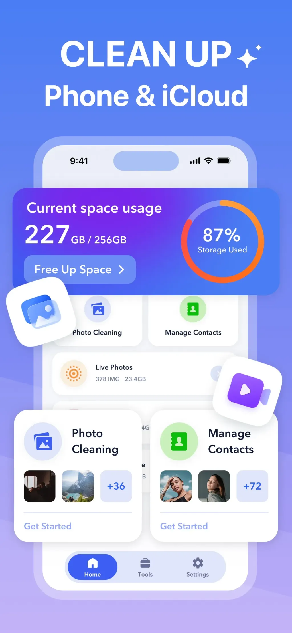 Cleaner Kit: Free up Storage App Store screenshot 1