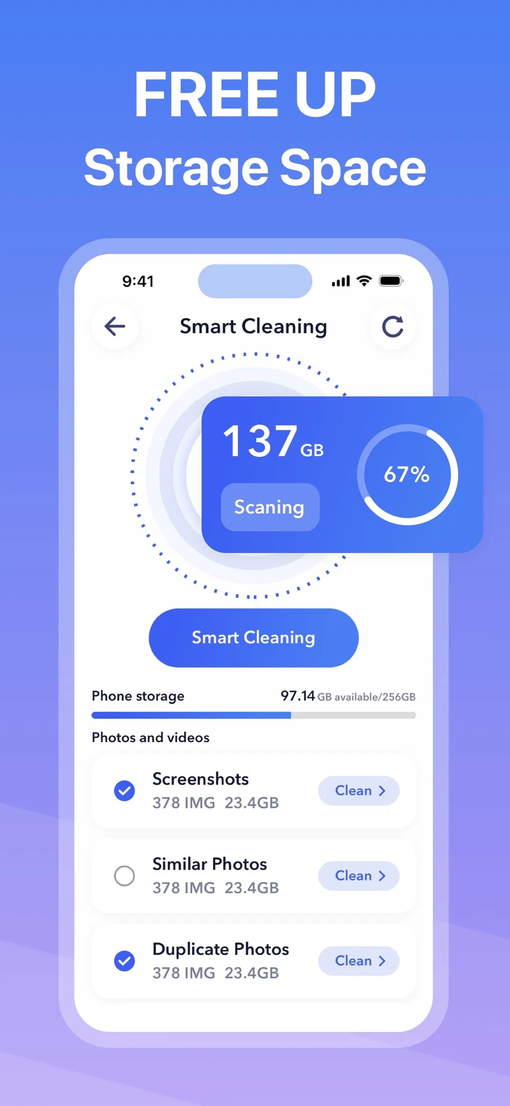 Cleaner Kit: Free up Storage App Store screenshot 2