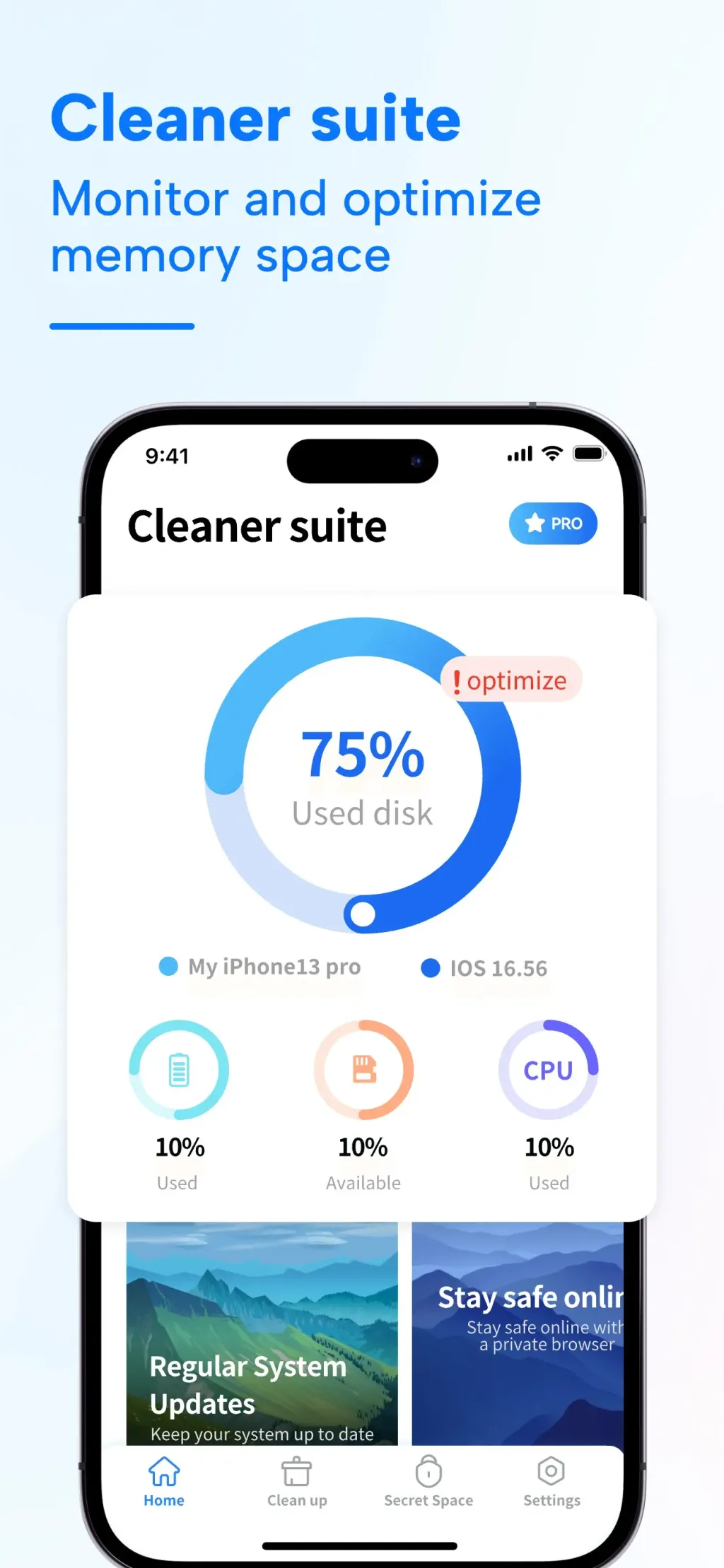 Cleaner Suite:Clean up Storage screenshot 1