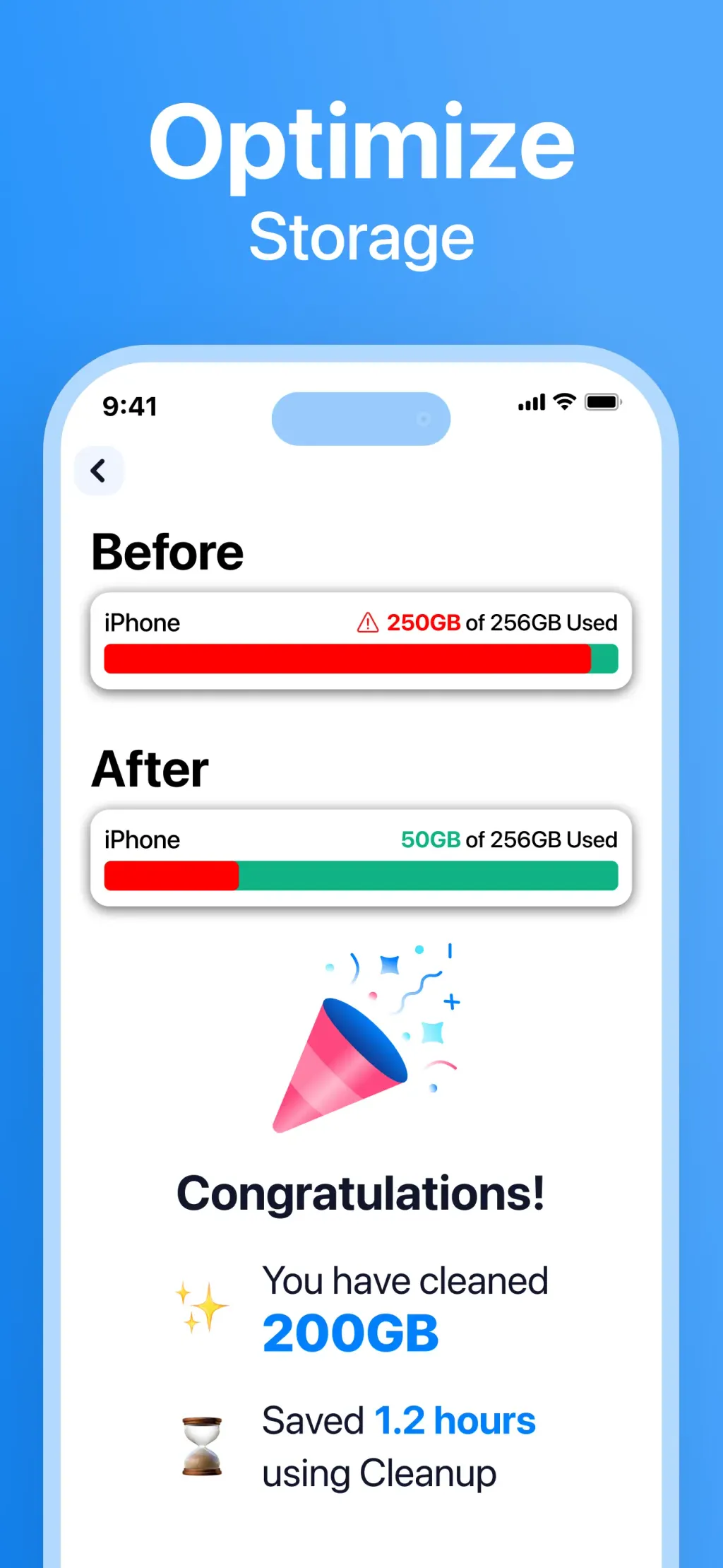 Cleanup: Phone Storage Cleaner App Store screenshot 2