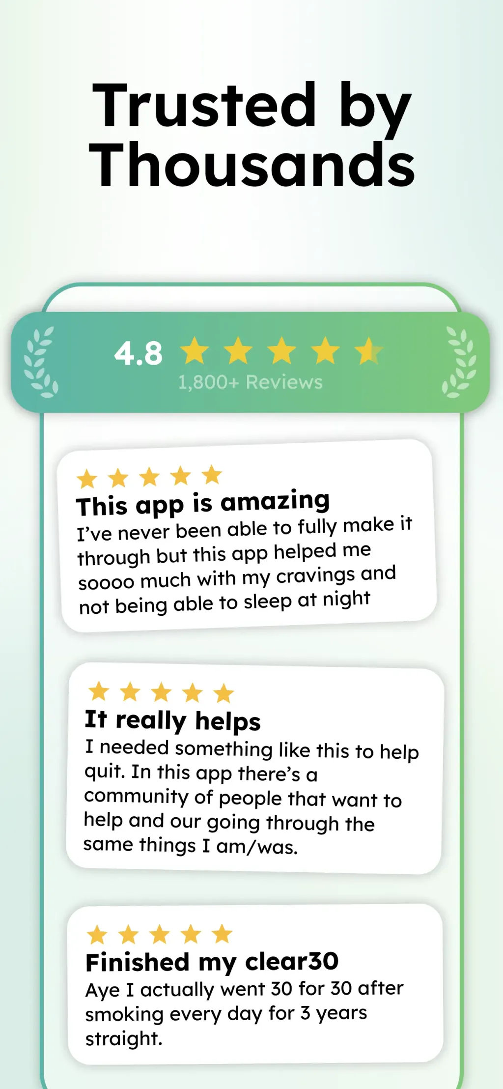 Clear30: Reset From Weed App Store screenshot 9