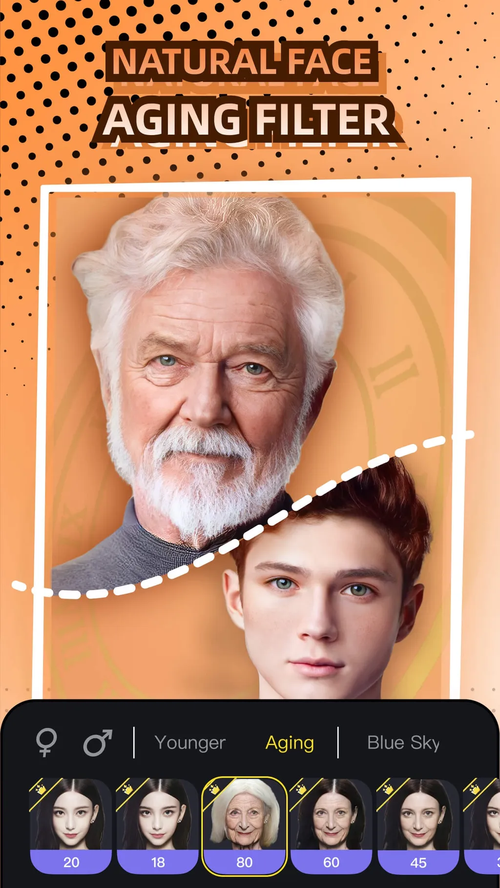 Clicam -Hairstyle, Aging App Store screenshot 1