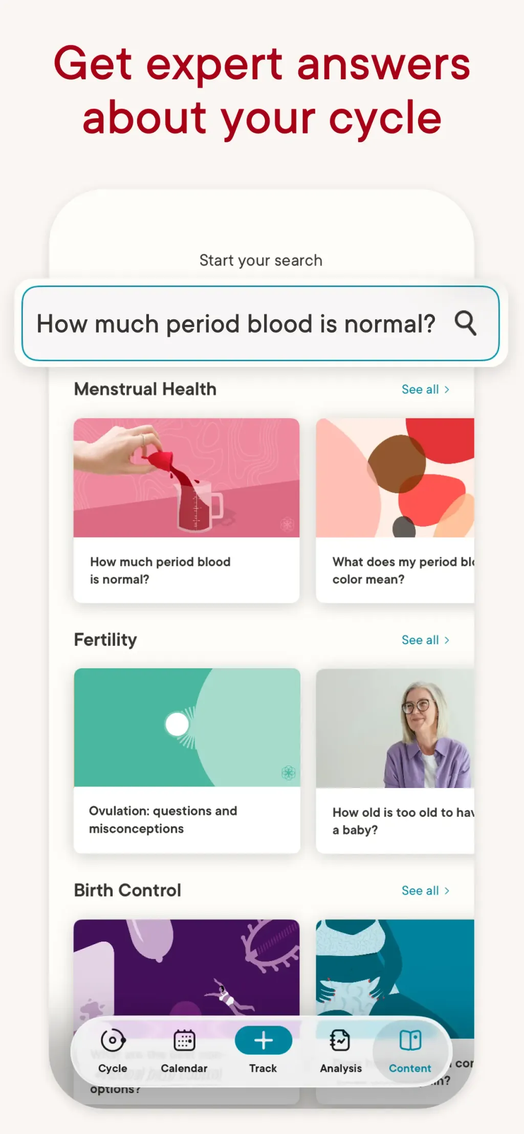 Clue Period & Cycle Tracker App Store screenshot 8