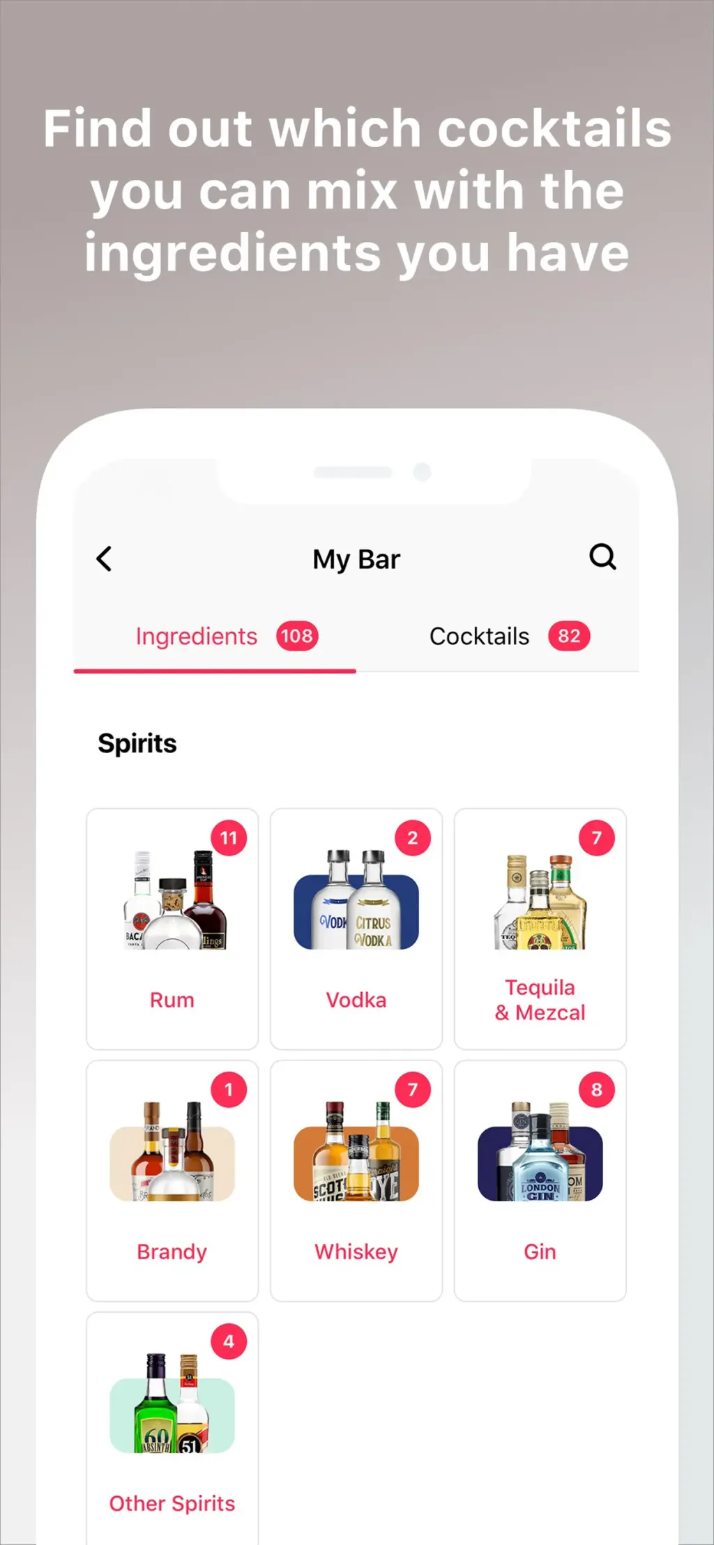 Cocktail Flow - Drink Recipes screenshot 1