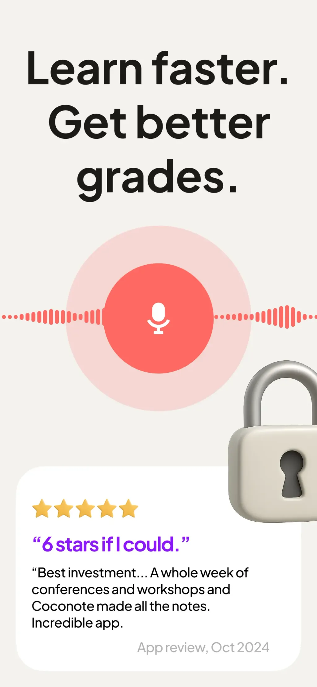 Coconote - AI Note Taker App Store screenshot 3