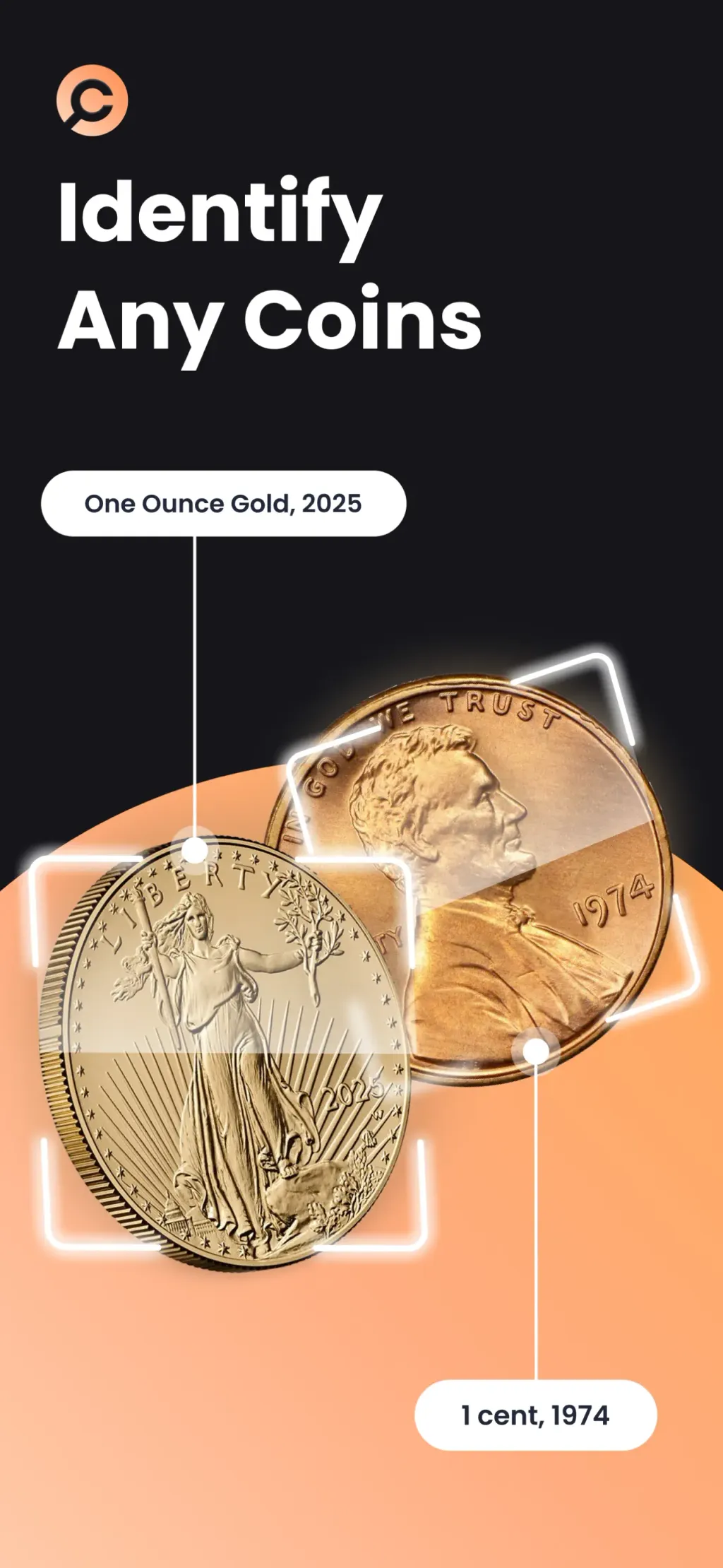 CoinIn: Coin Scan Identifier screenshot 1