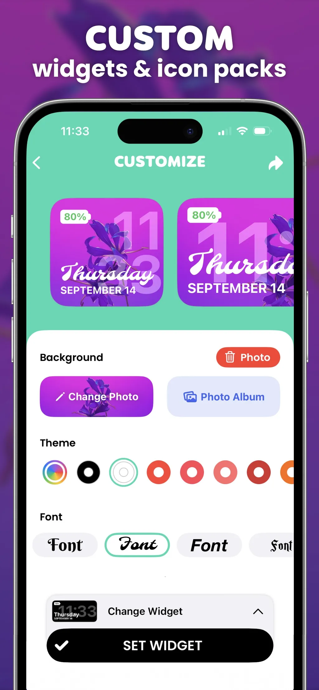 Color Widgets App Store screenshot 4