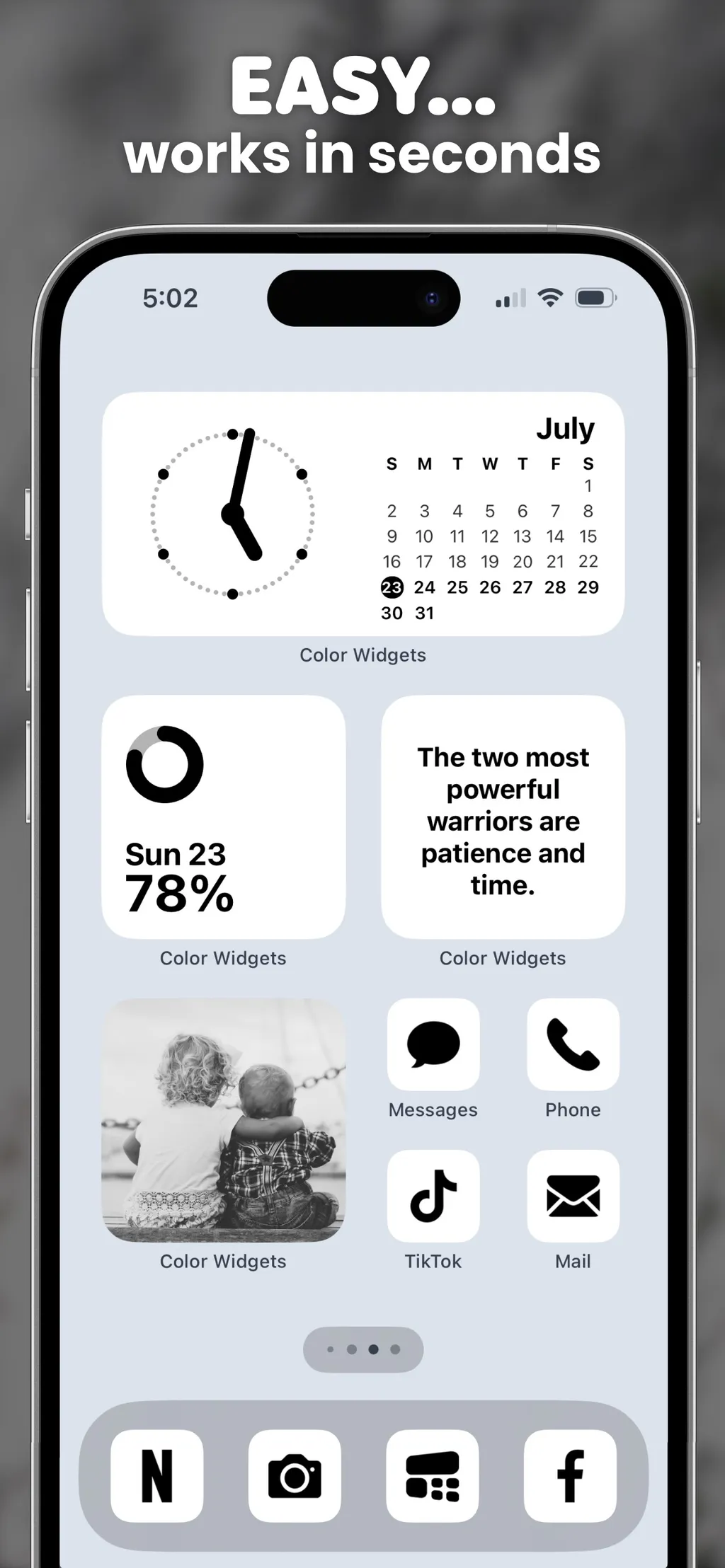 Color Widgets App Store screenshot 5