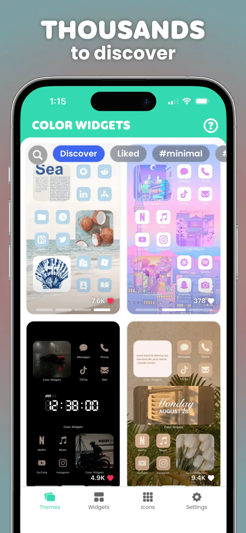 Color Widgets App Store screenshot 7