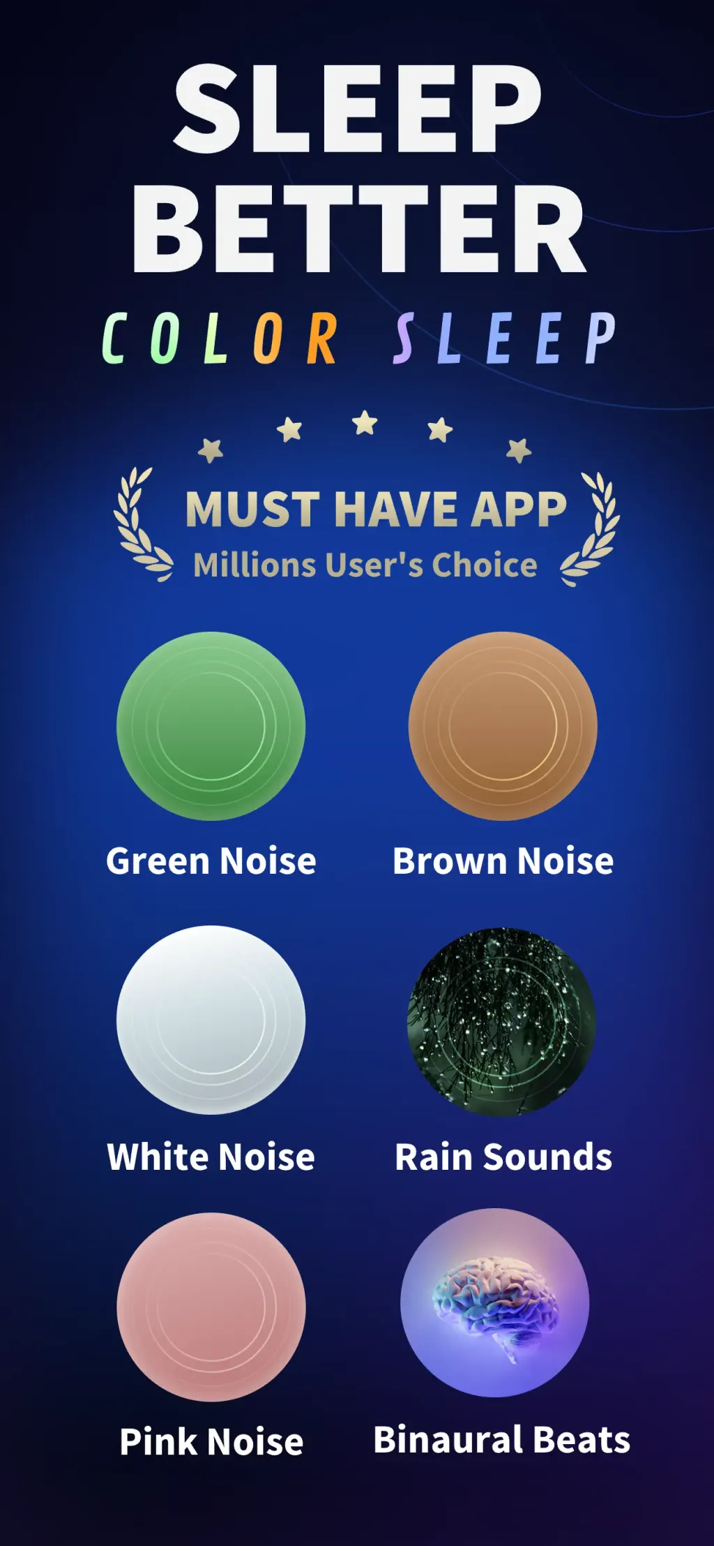 ColorSleep: Green, Brown Noise screenshot 1