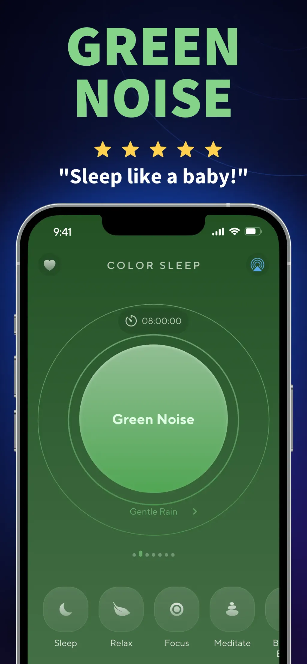 ColorSleep: Green, Brown Noise screenshot 2