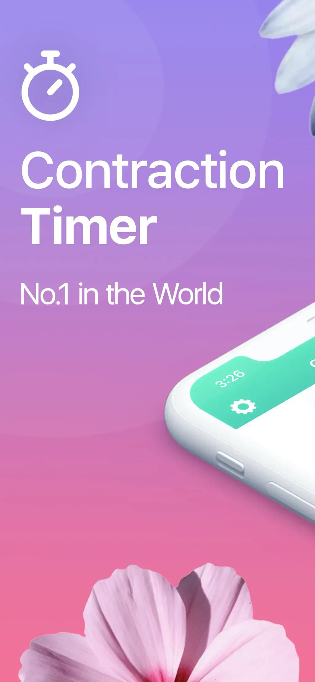 Contraction Timer & Counter 9m App Store screenshot 1