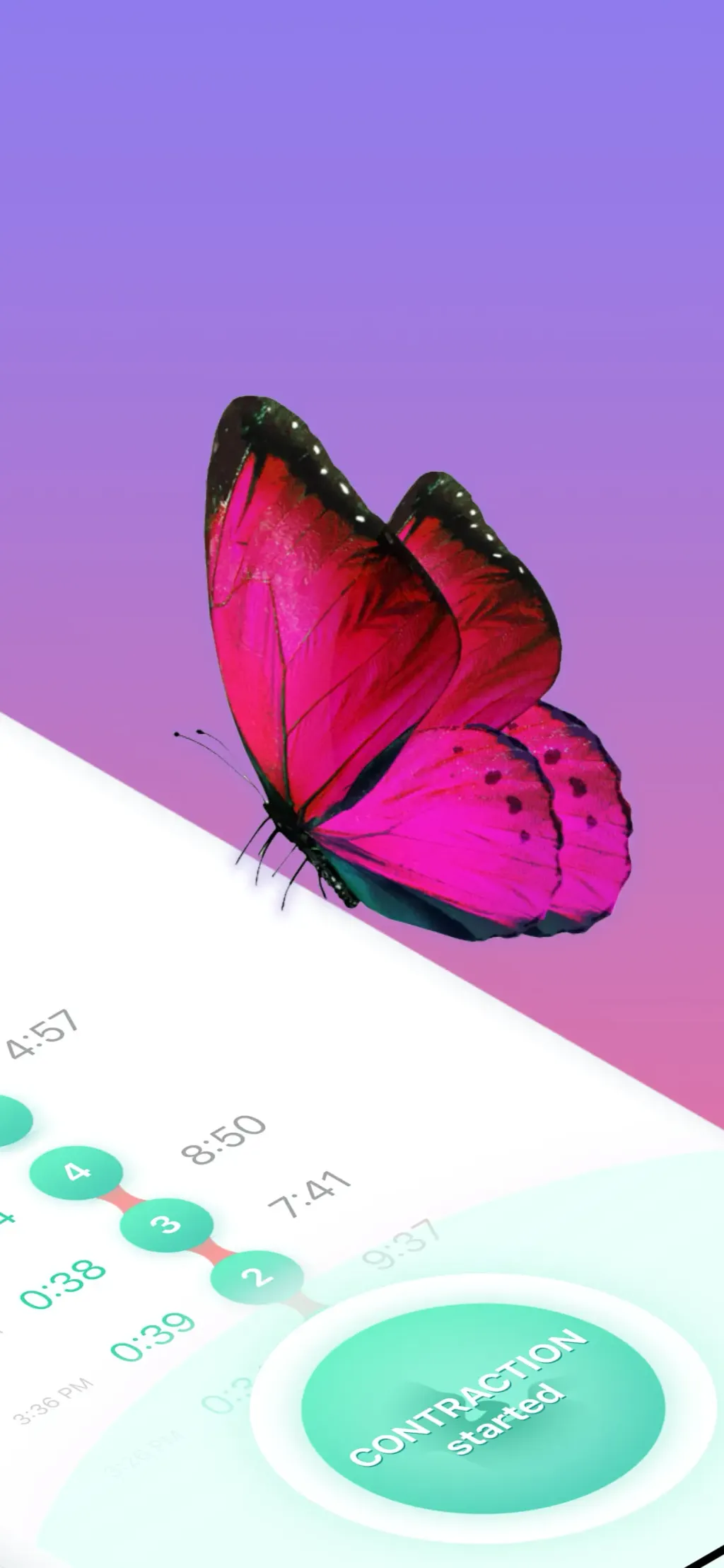 Contraction Timer & Counter 9m App Store screenshot 3