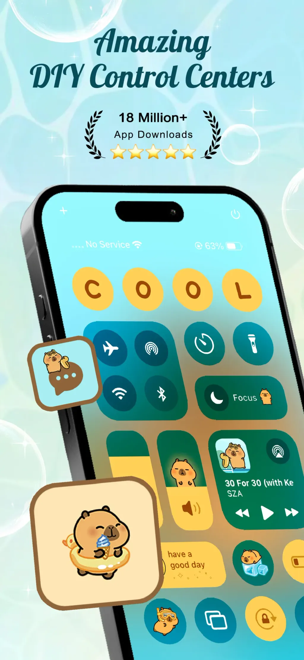 Cool Themes & Fonts: Cute Text App Store screenshot 3