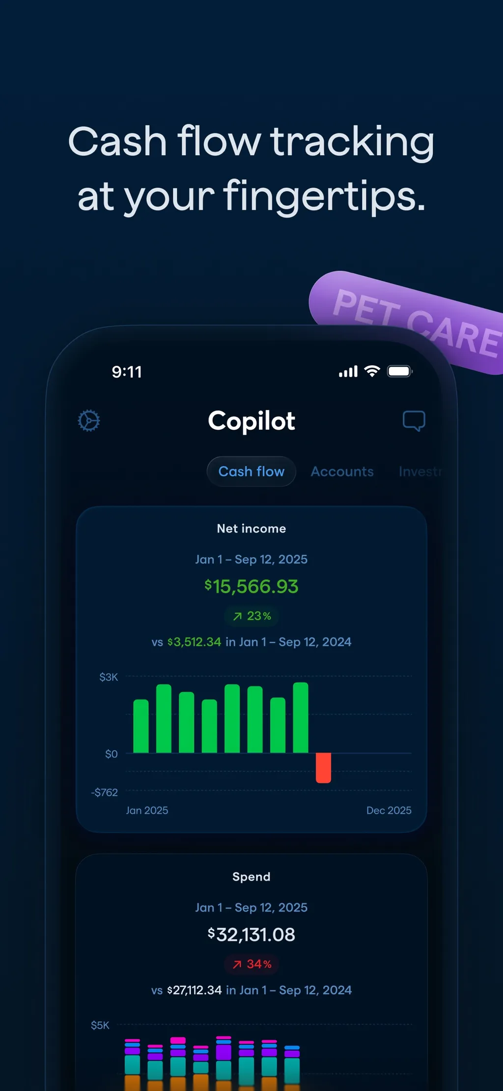 Copilot: Track & Budget Money screenshot 1