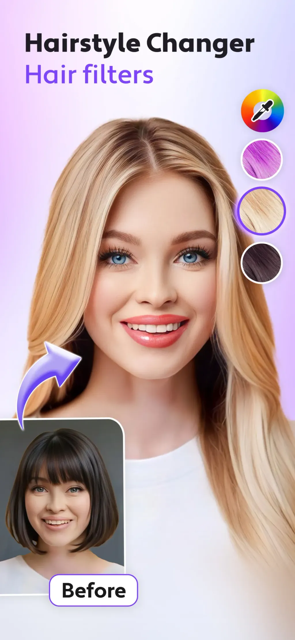 Cosmo: AI Editor, Hair Filters screenshot 1