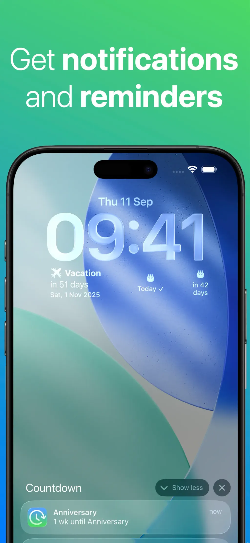 Countdown screenshot 1