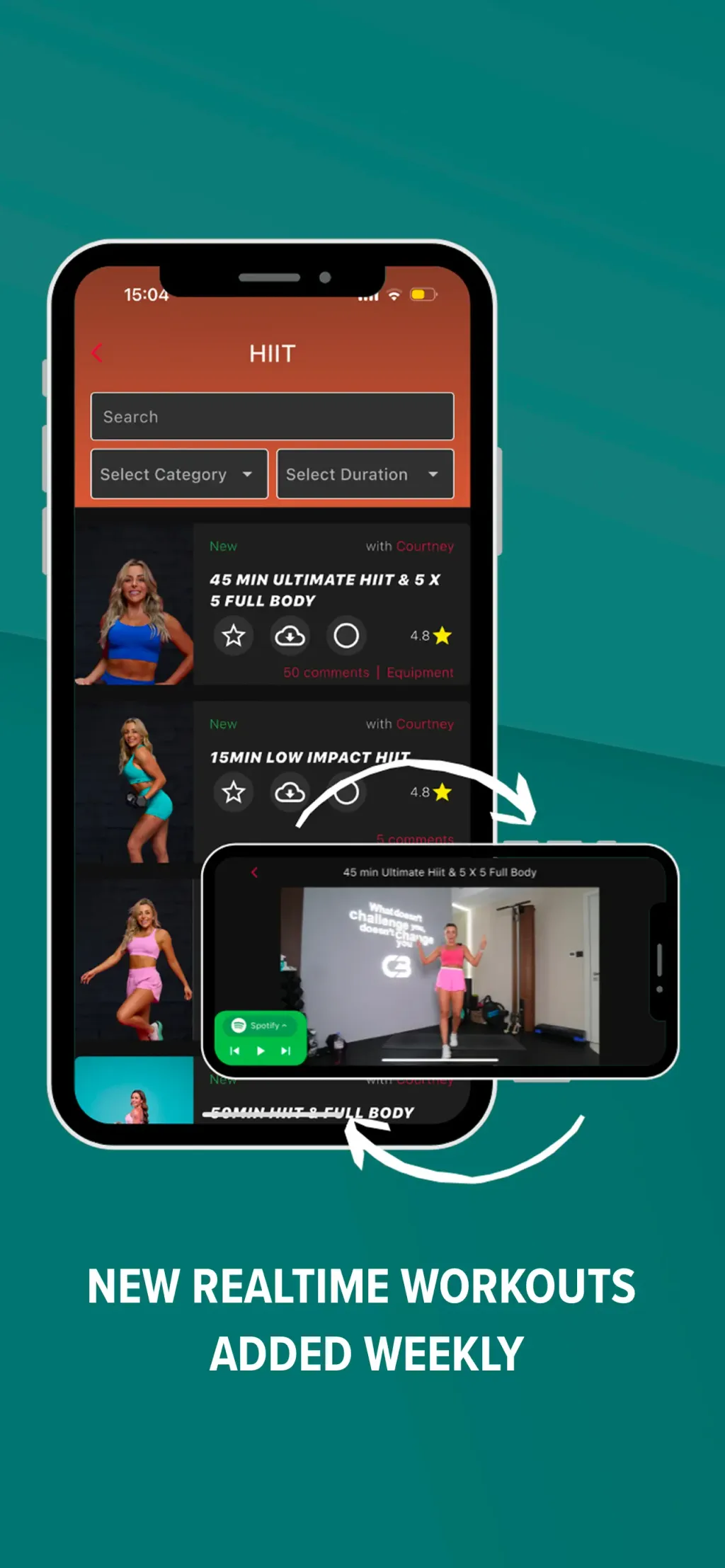 Courtney Black Fitness App Store screenshot 3