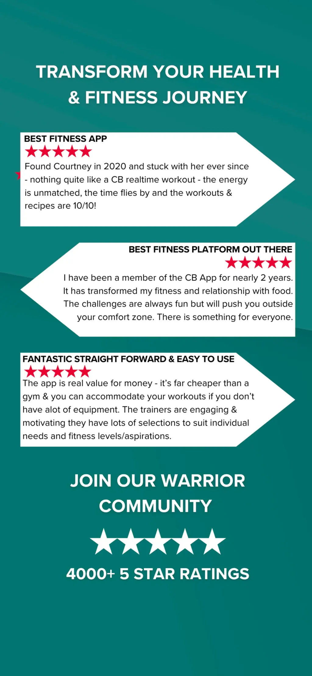 Courtney Black Fitness App Store screenshot 8