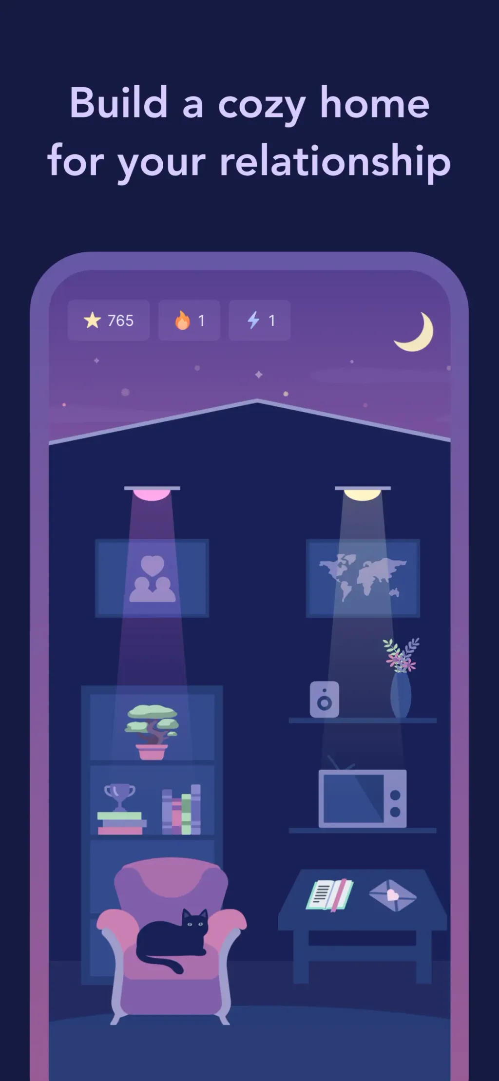 Cozy Couples: Relationship App App Store screenshot 1