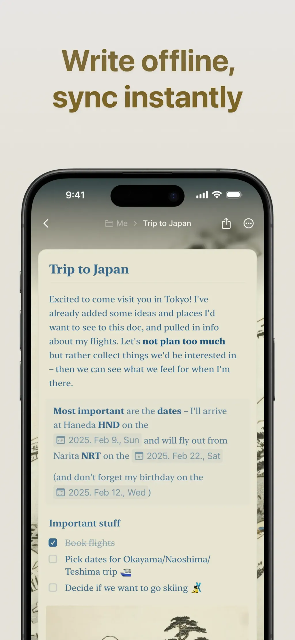 Craft - Docs and Notes Editor screenshot 2