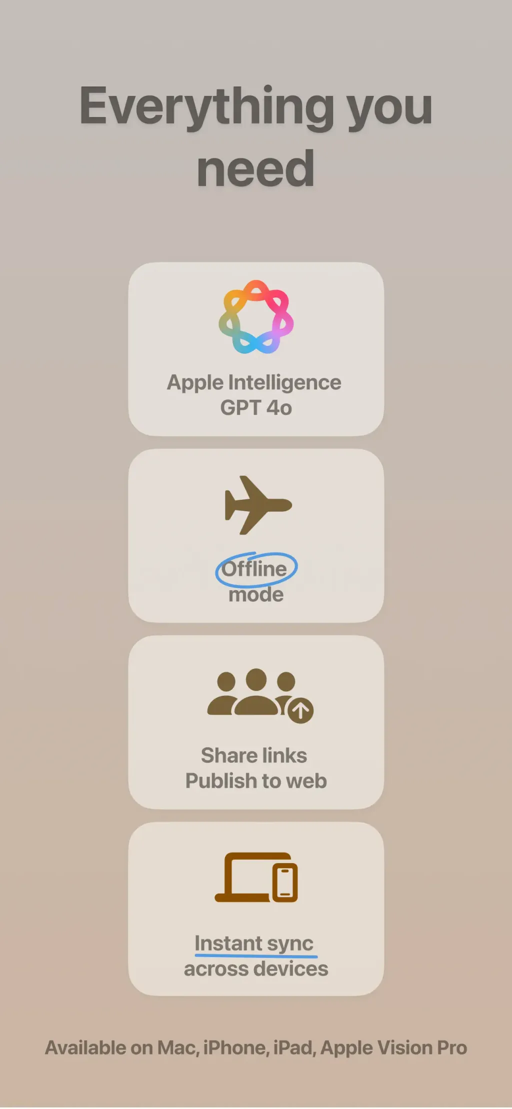 Craft - Docs and Notes Editor App Store screenshot 8