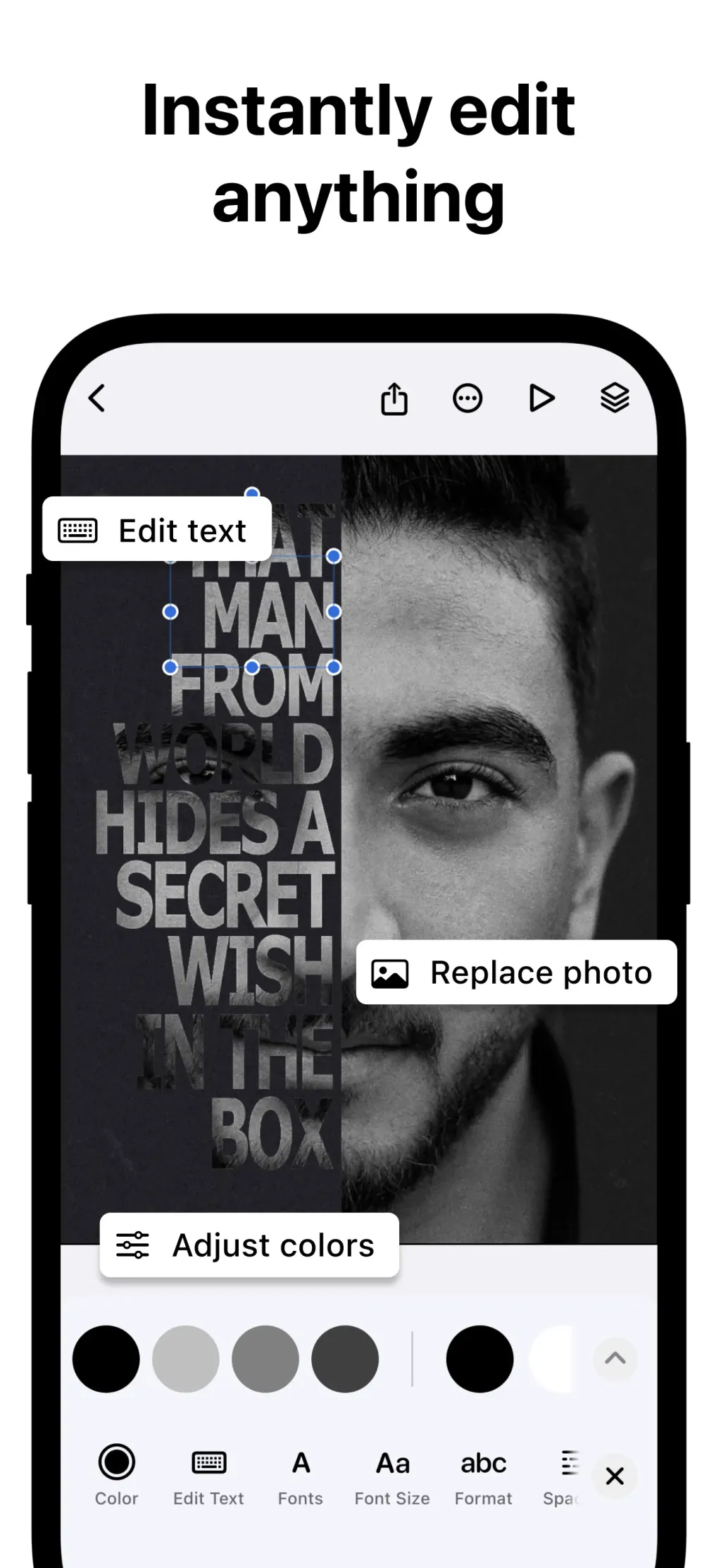 Creatic: Graphic Design Editor App Store screenshot 3