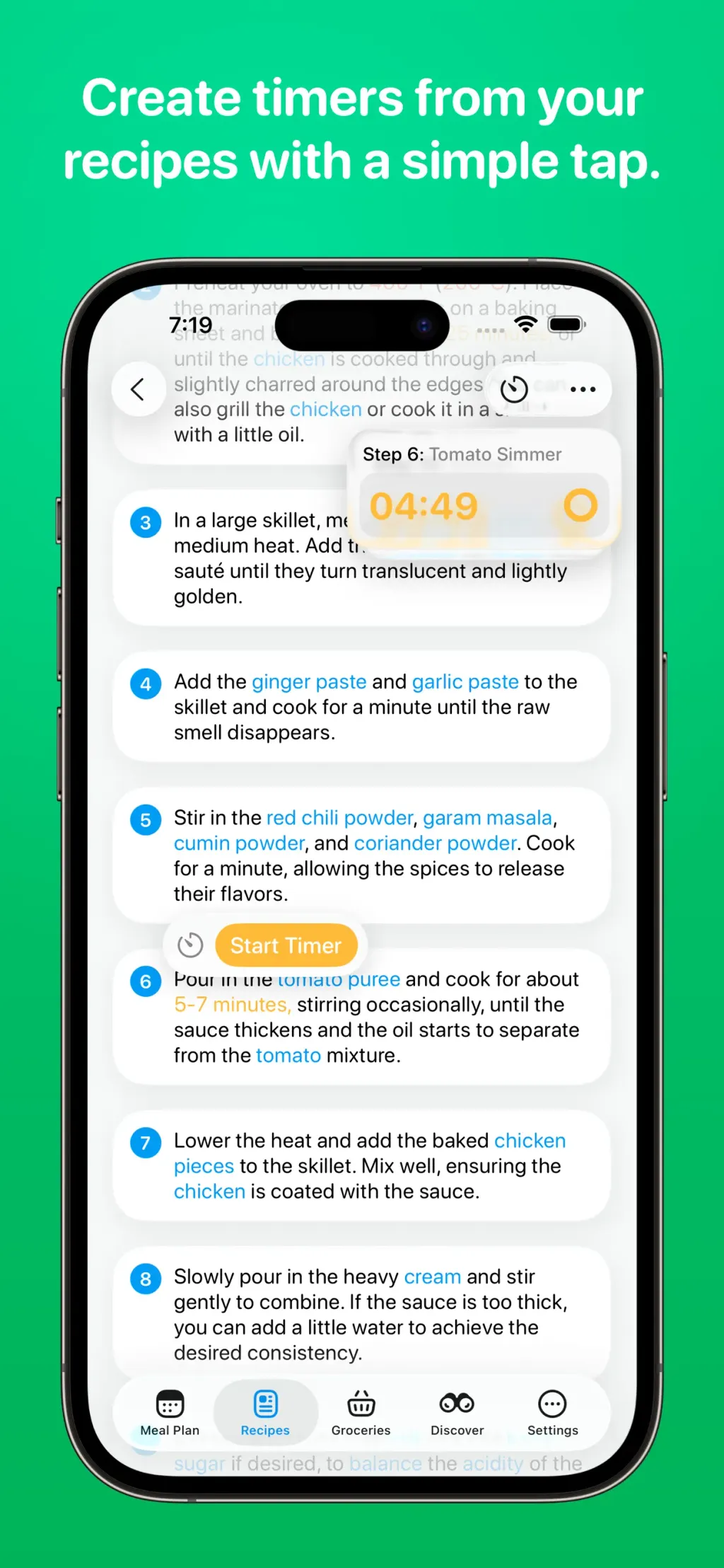 Crouton: Recipe Manager App Store screenshot 2