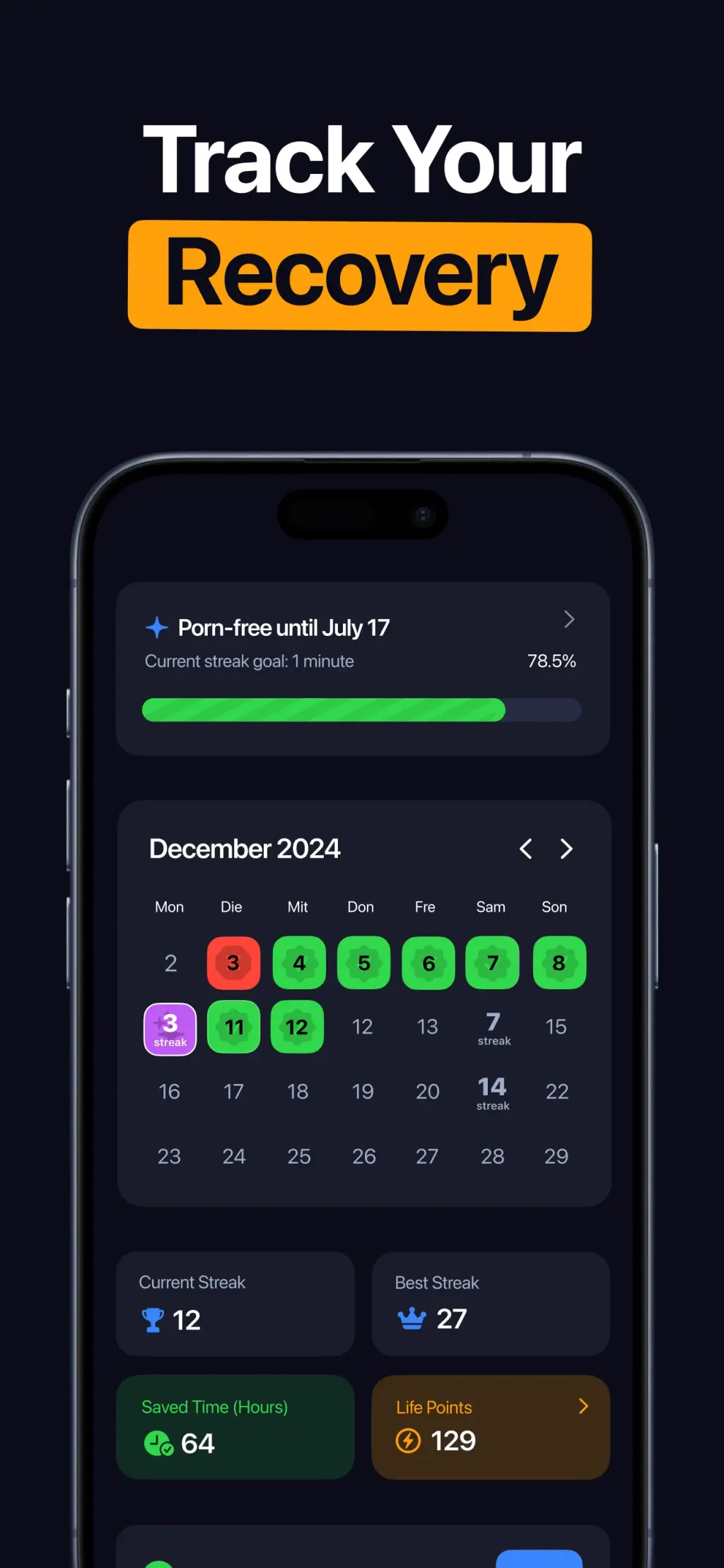 CURE: Quit Porn Addiction App Store screenshot 2