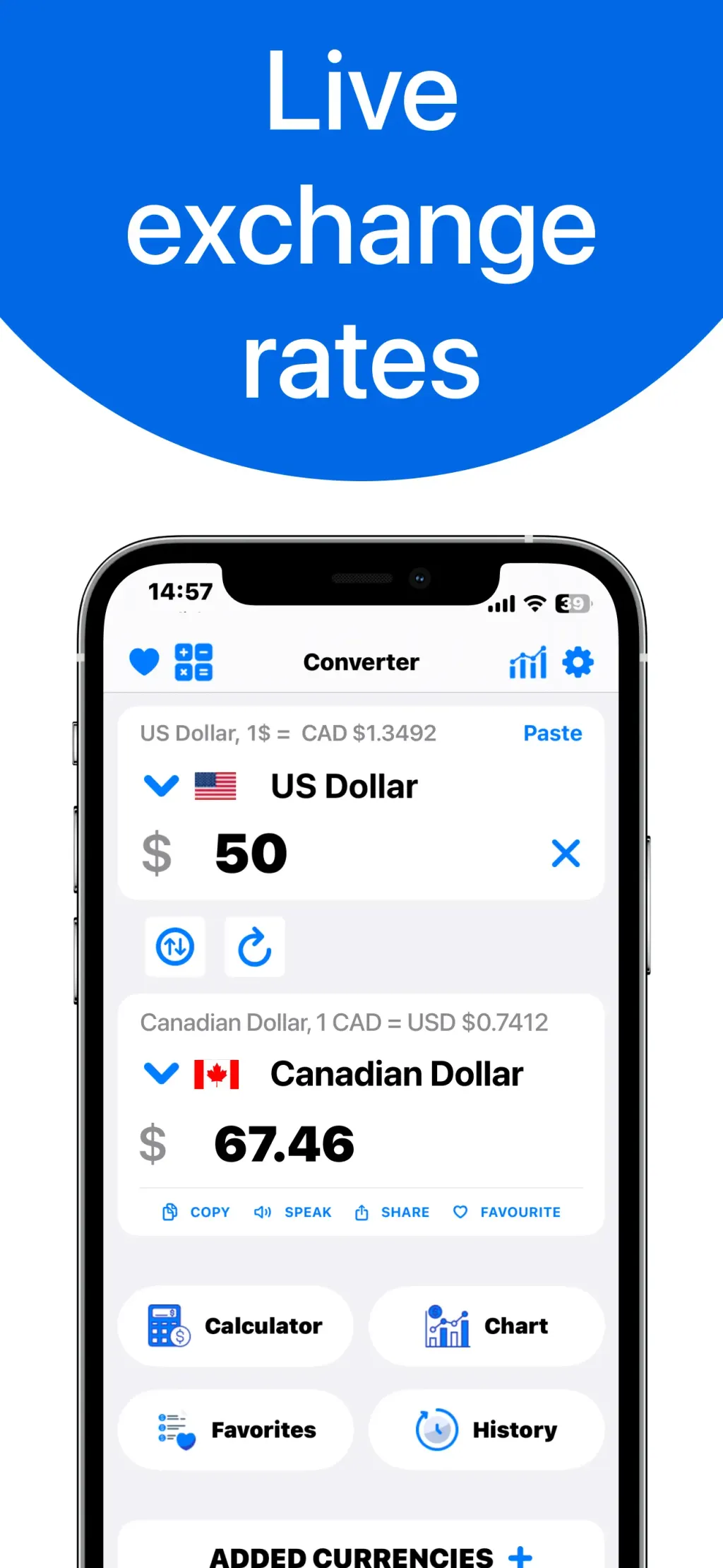 Currency Converter Calculator• App Store screenshot 2