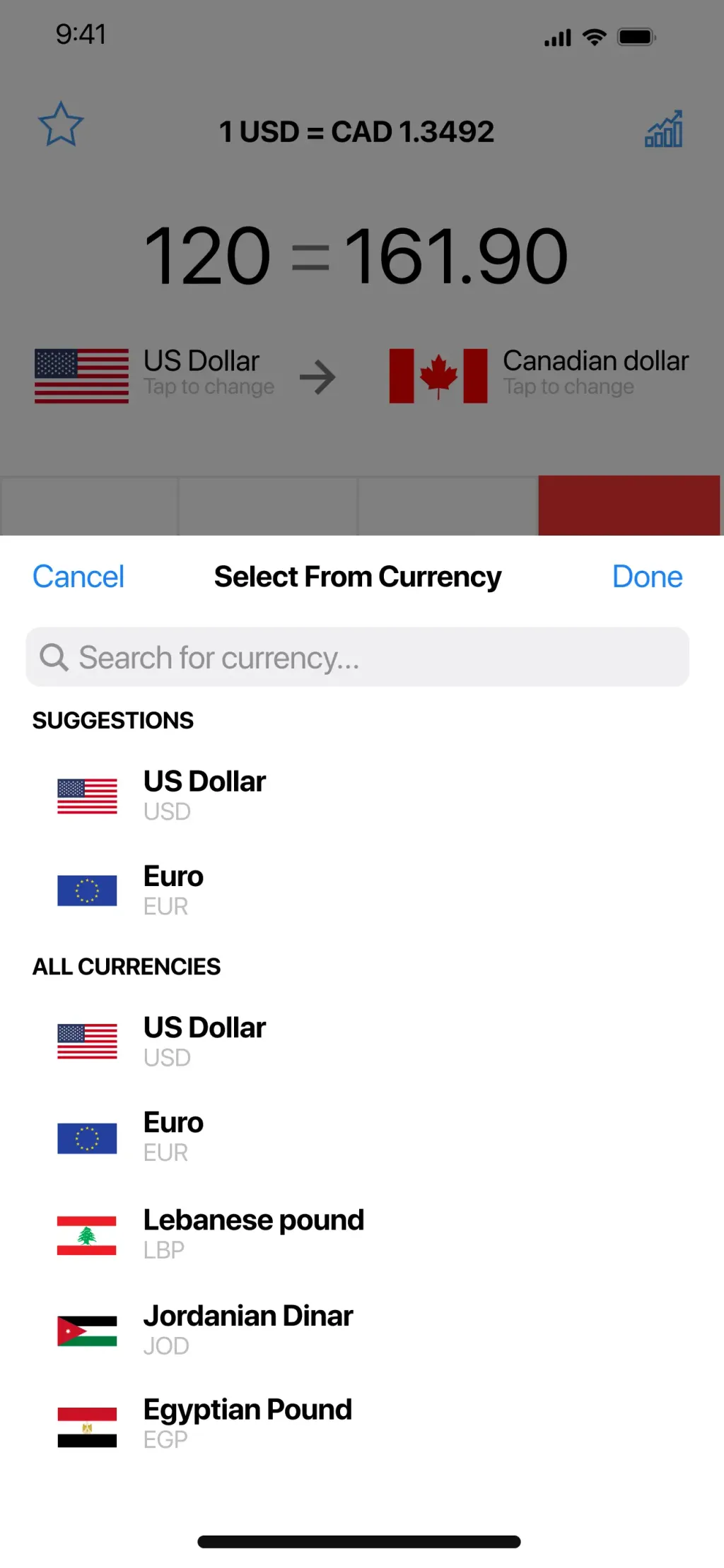 Currency Converter Calculator• App Store screenshot 5
