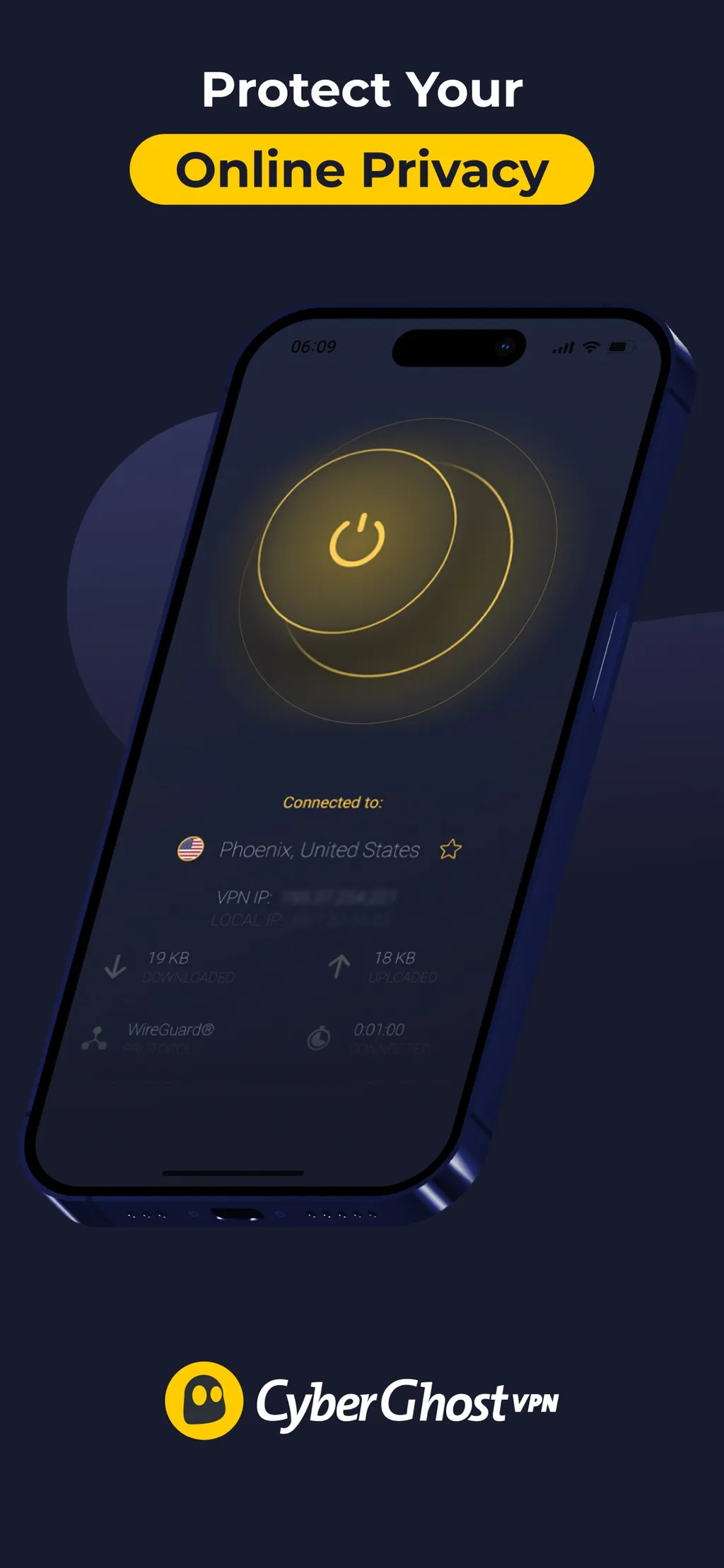 CyberGhost: Safe & Private VPN App Store screenshot 1