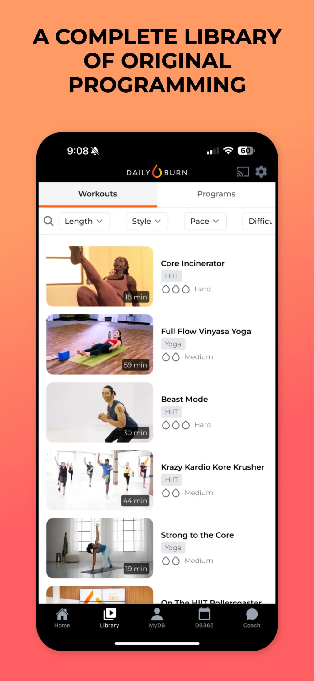 Daily Burn: Workout Coach App Store screenshot 6