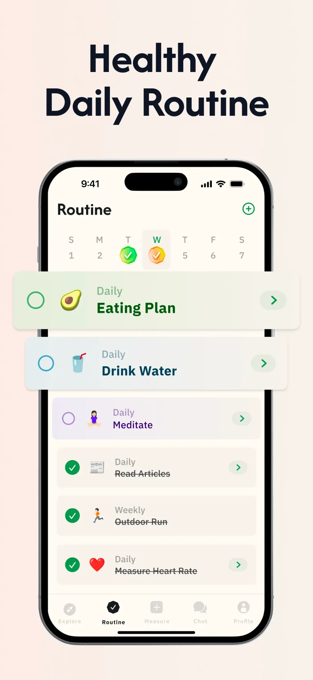 Daily Health - Healthy Routine screenshot 1