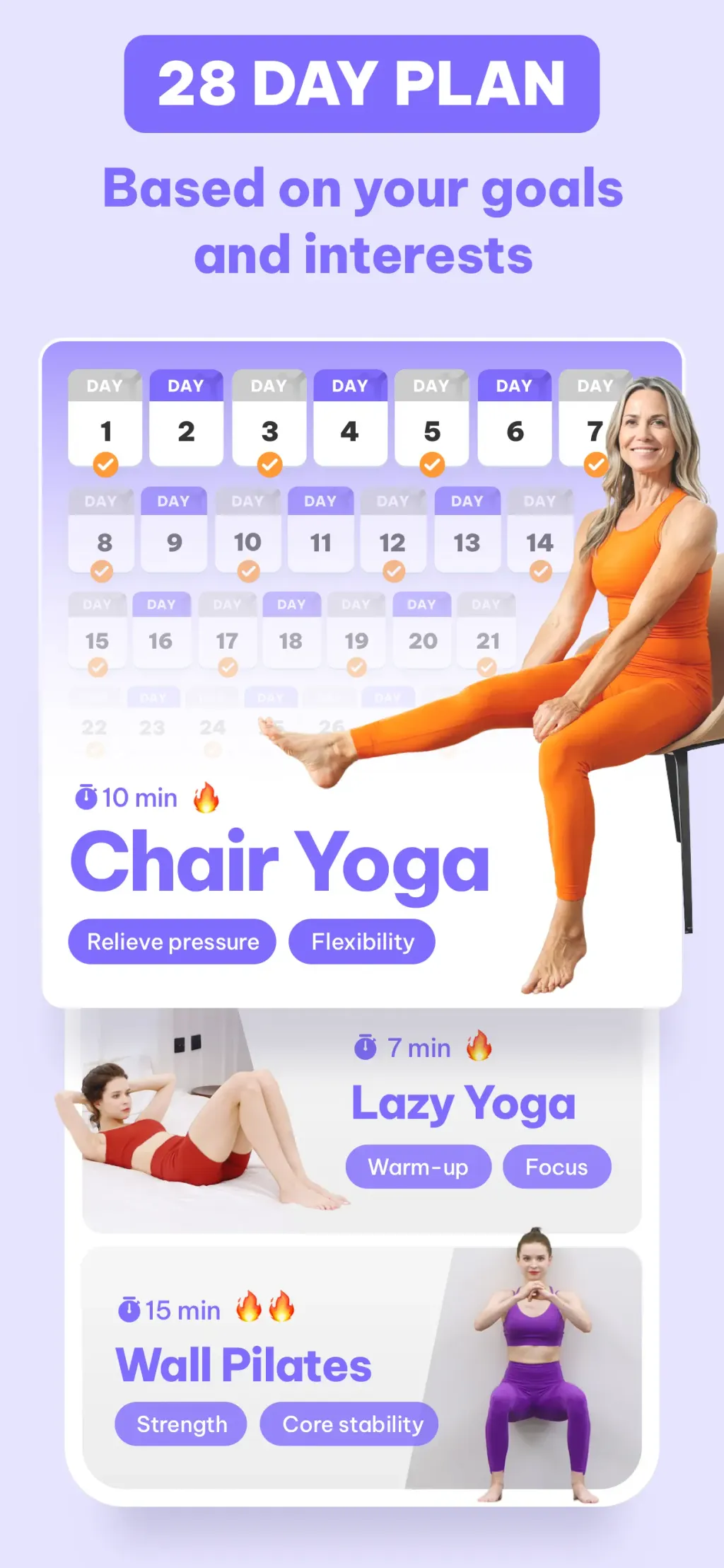 Daily Yoga: Yoga for Fitness® App Store screenshot 3