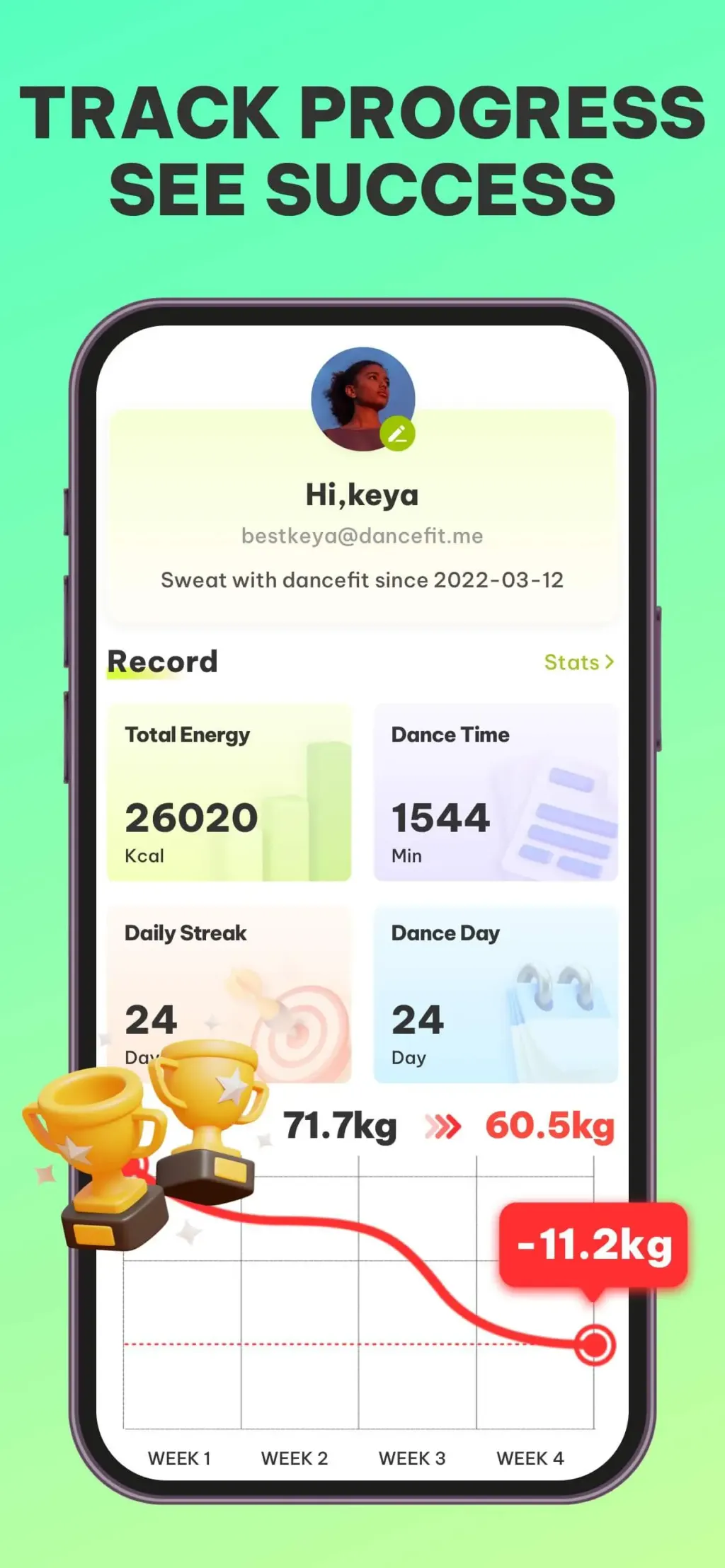 Dancefitme: Fun Workouts App Store screenshot 9