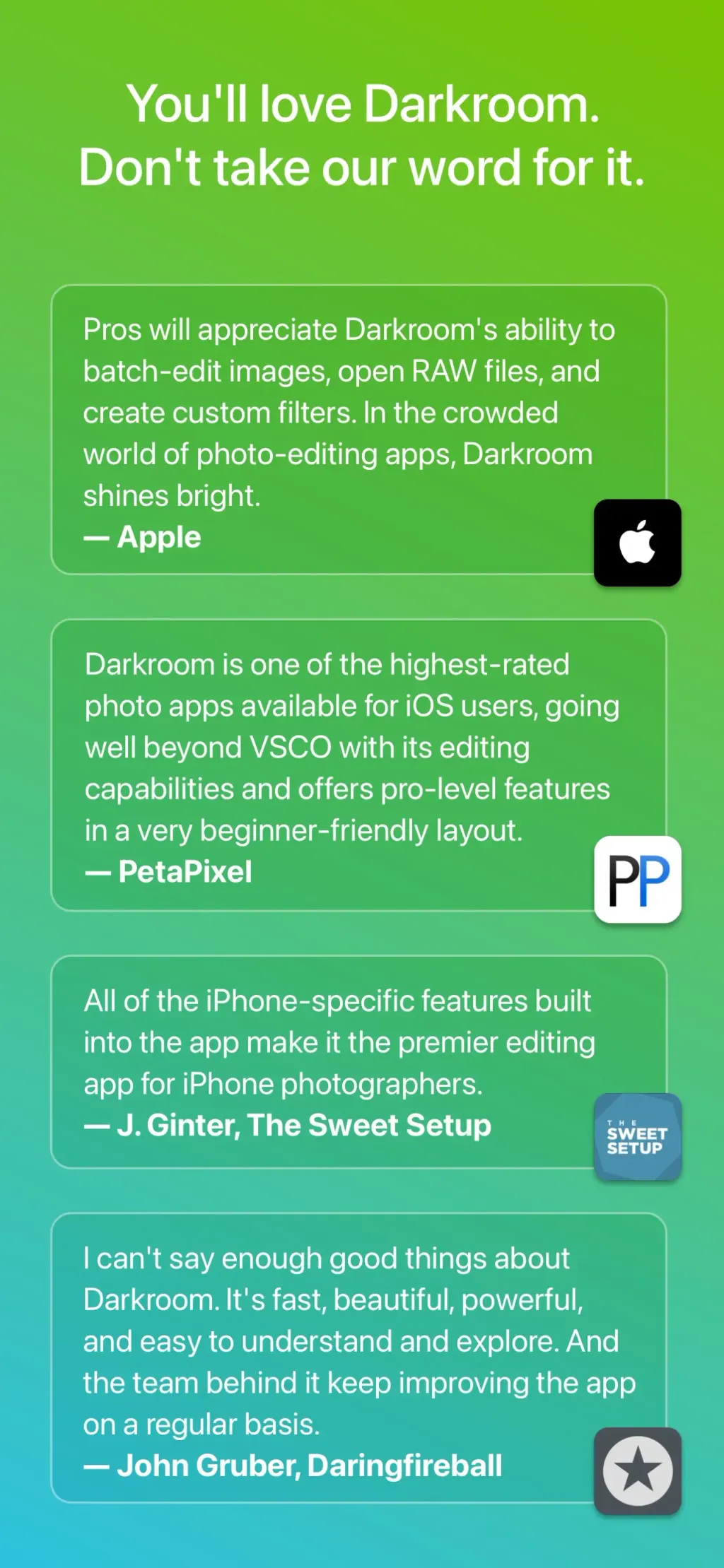 Darkroom: Photo & Video Editor App Store screenshot 10