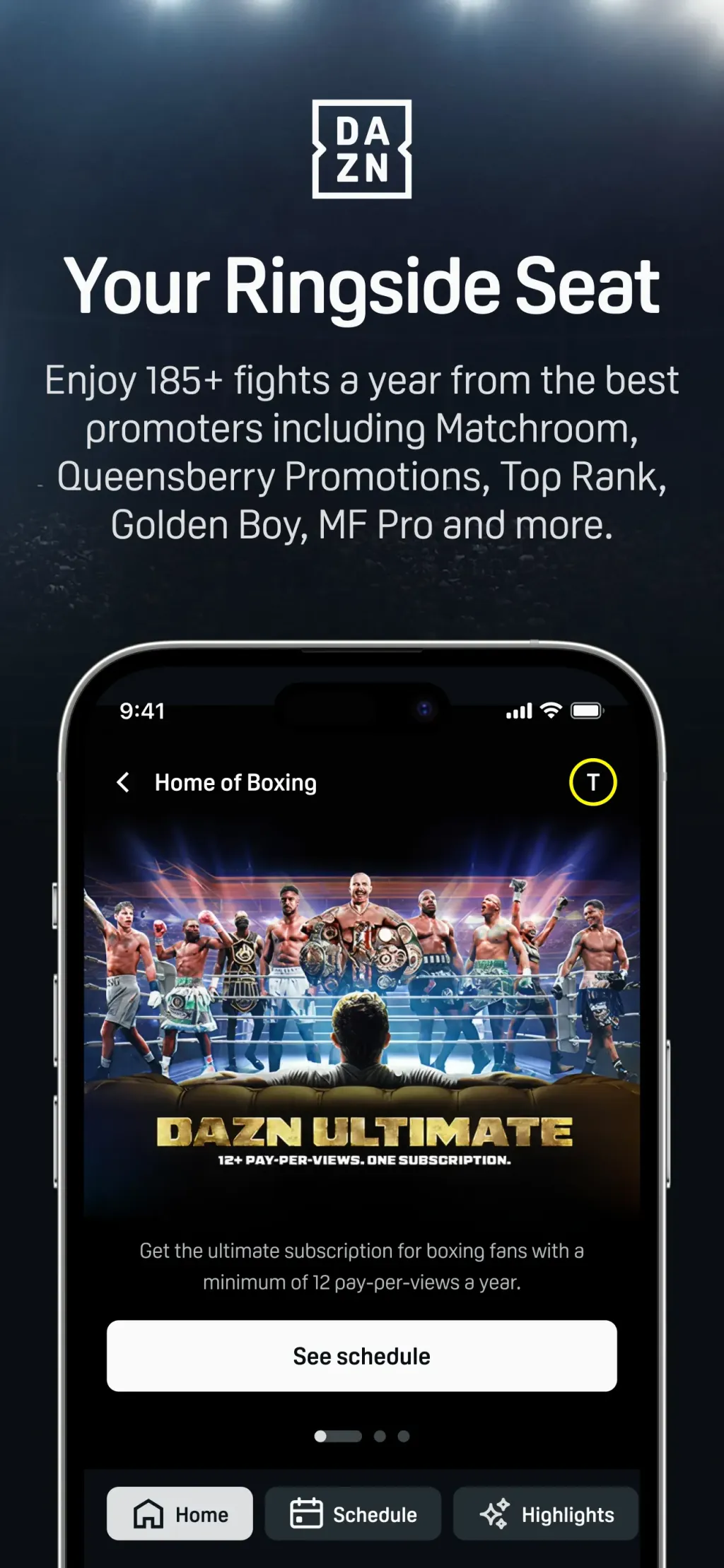 DAZN: Stream Live Sports screenshot 4