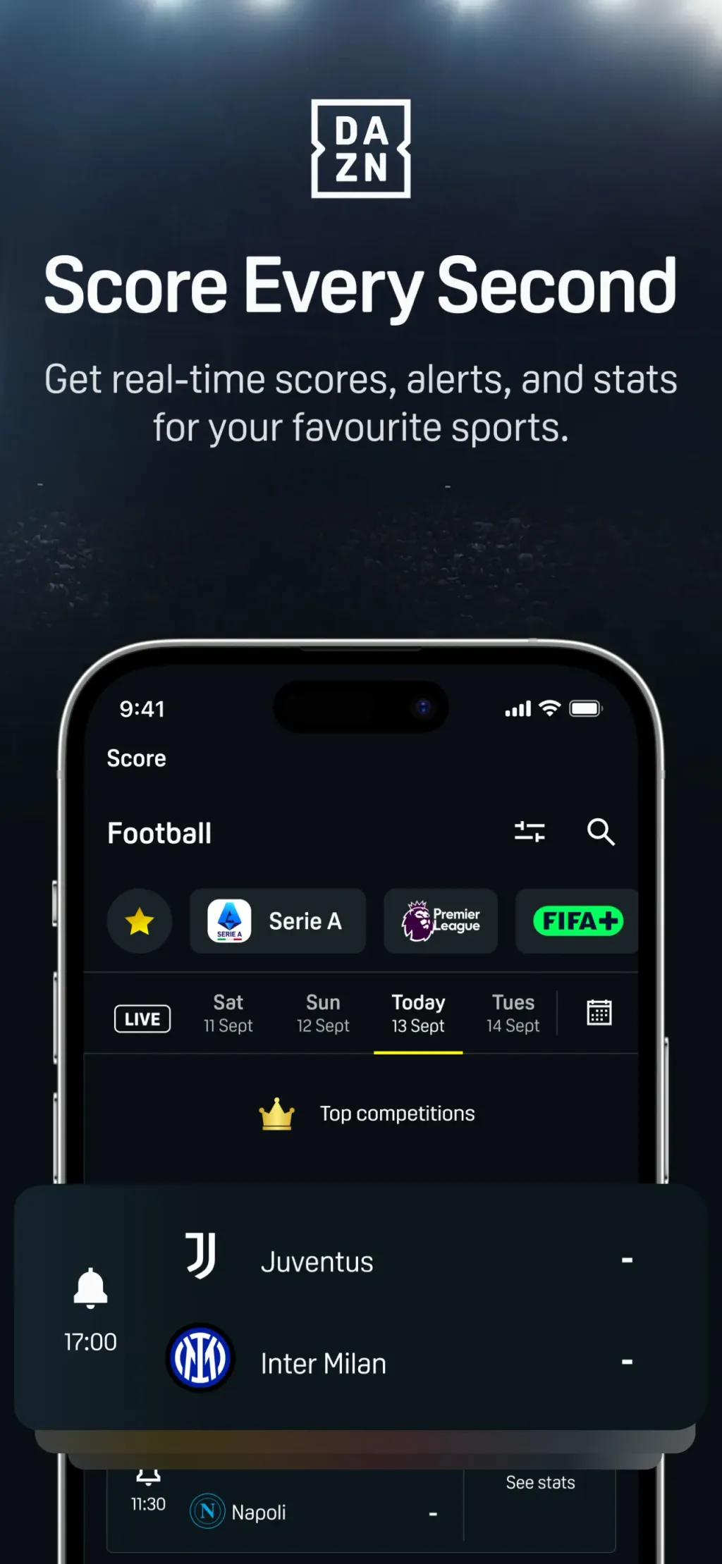 DAZN: Stream Live Sports screenshot 1
