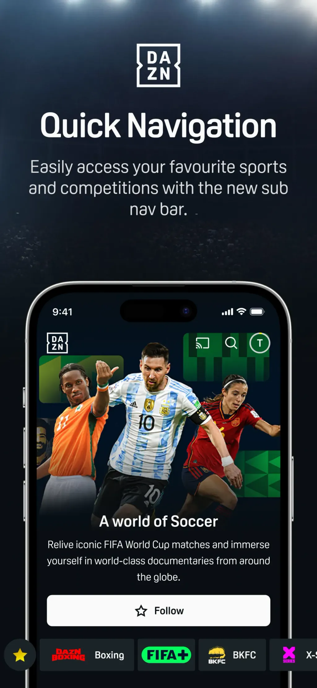 DAZN: Stream Live Sports screenshot 2