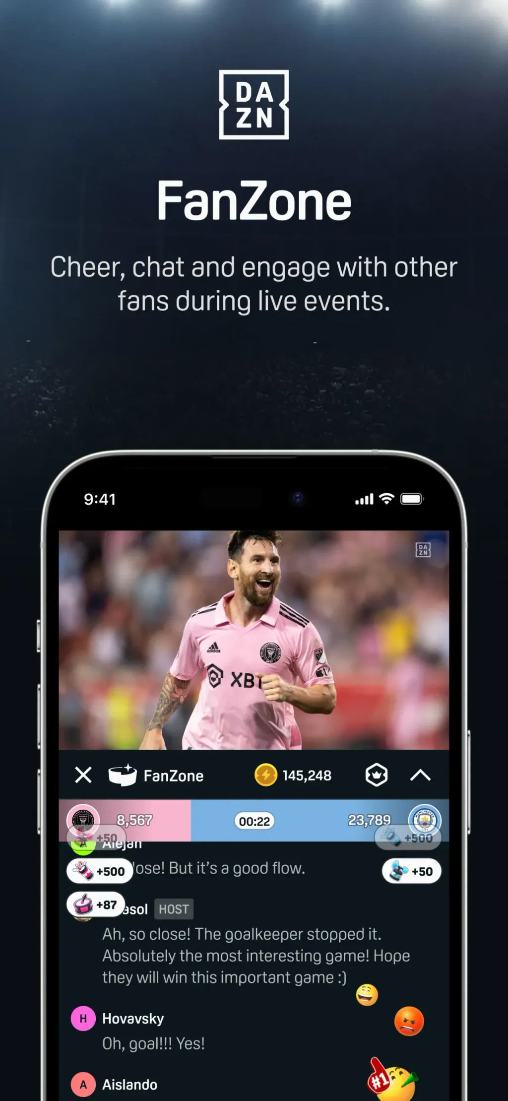 DAZN: Stream Live Sports App Store screenshot 8