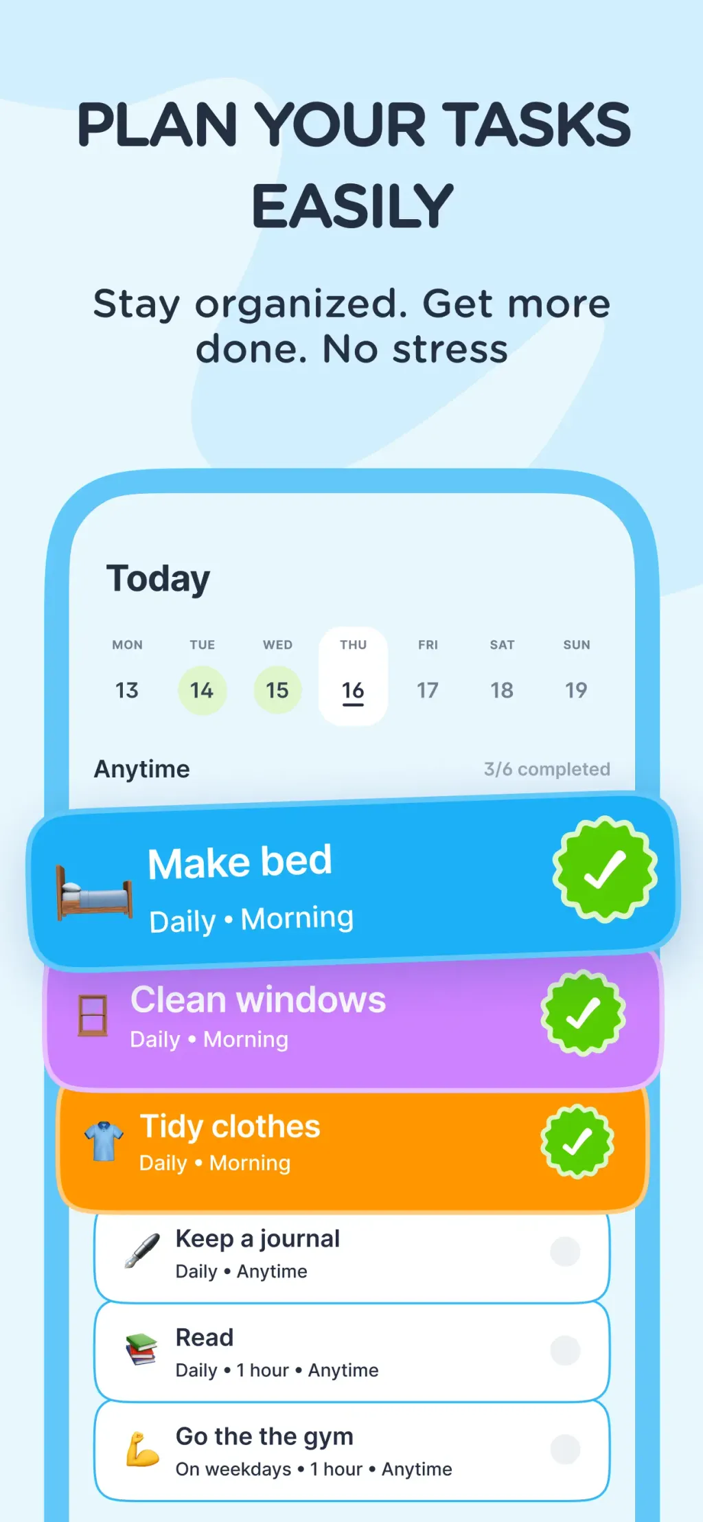 Dear Me: Daily Routine Tracker App Store screenshot 2