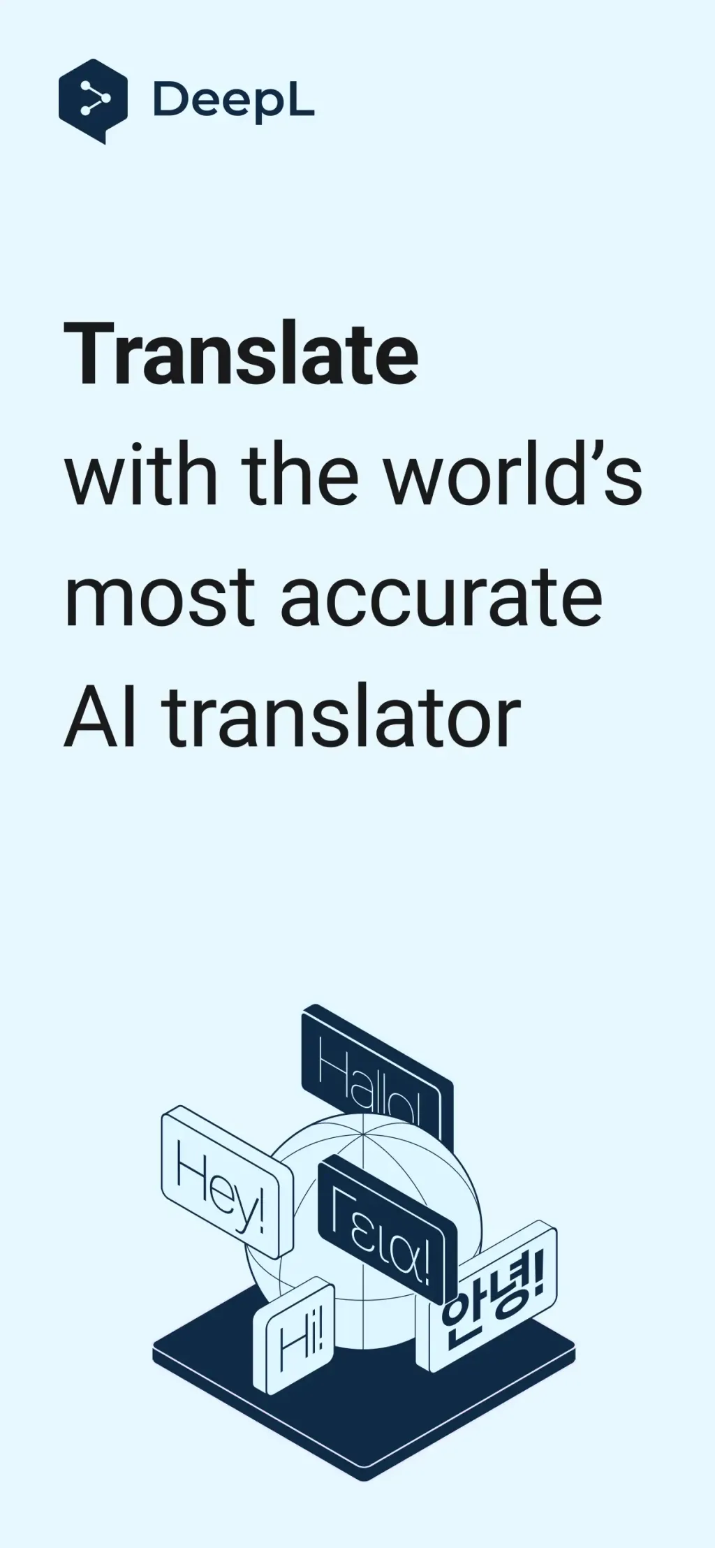 DeepL Translate App Store screenshot 1