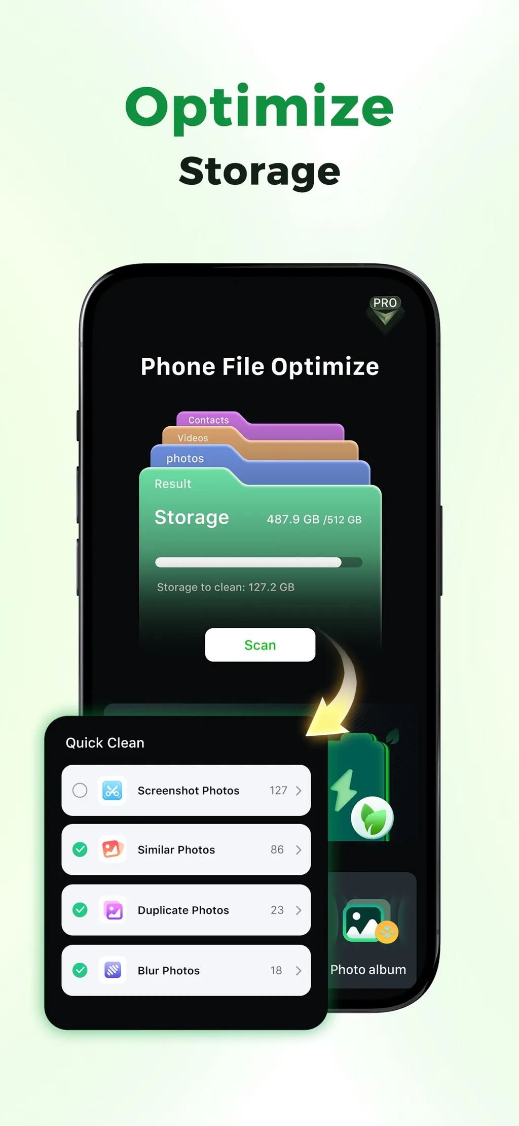 Device Care: Storage & Battery App Store screenshot 2