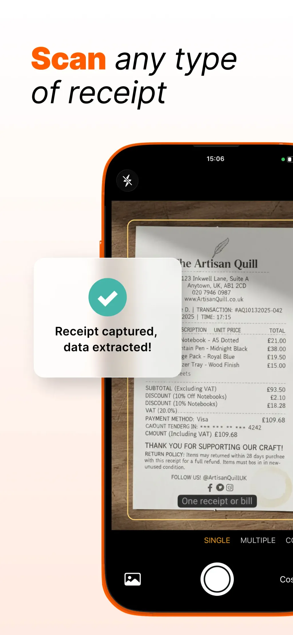 Dext: Expense Tracker App Store screenshot 3