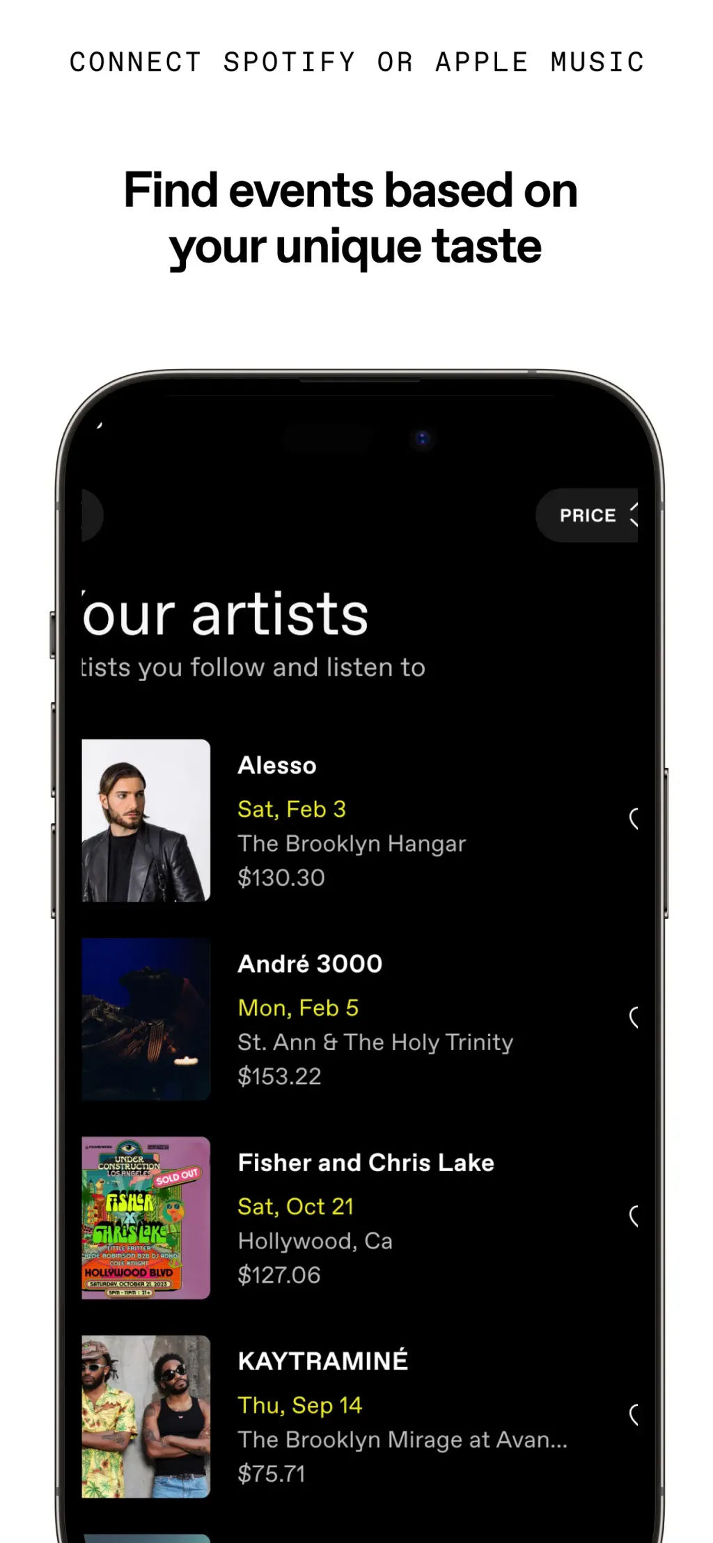 DICE: Live Shows App Store screenshot 7