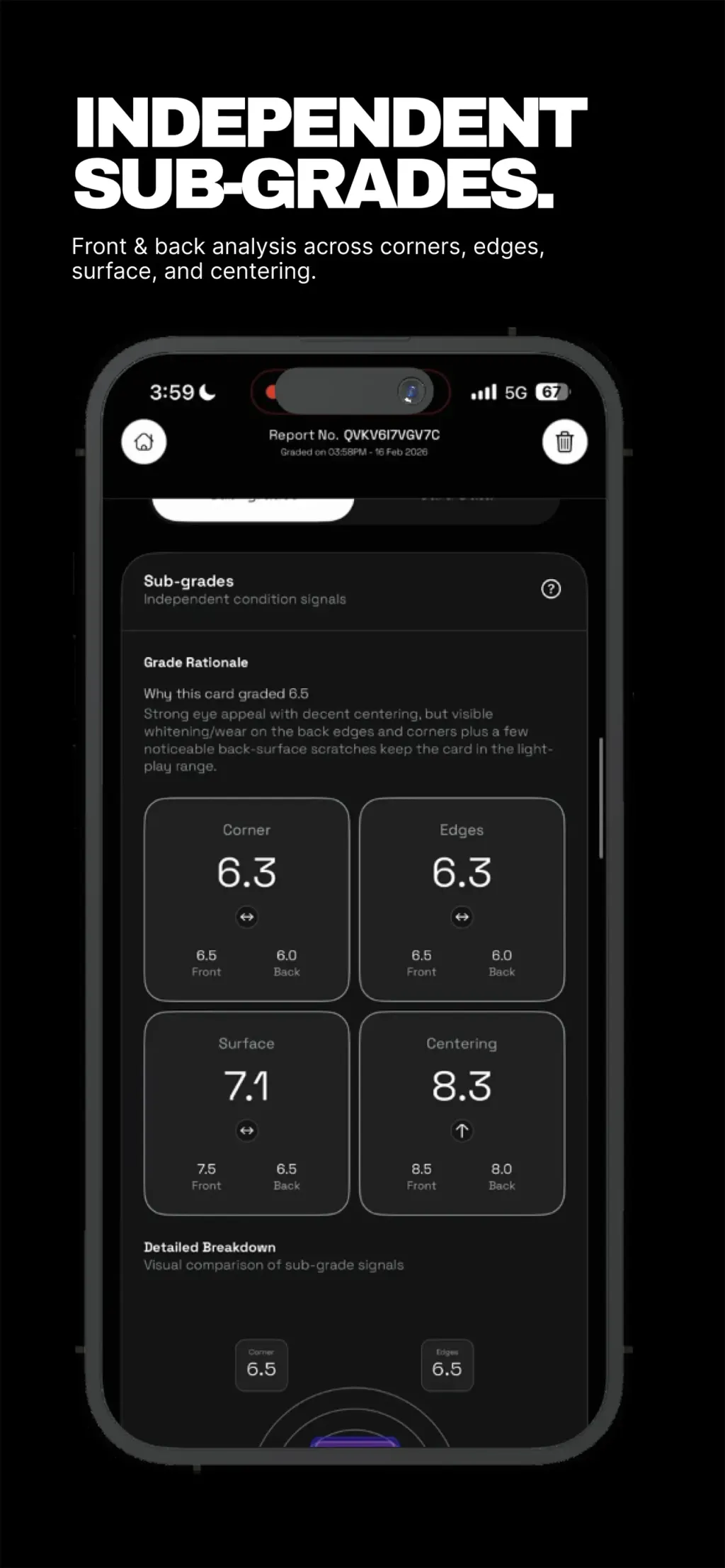 Digital Grading Co App Store screenshot 5