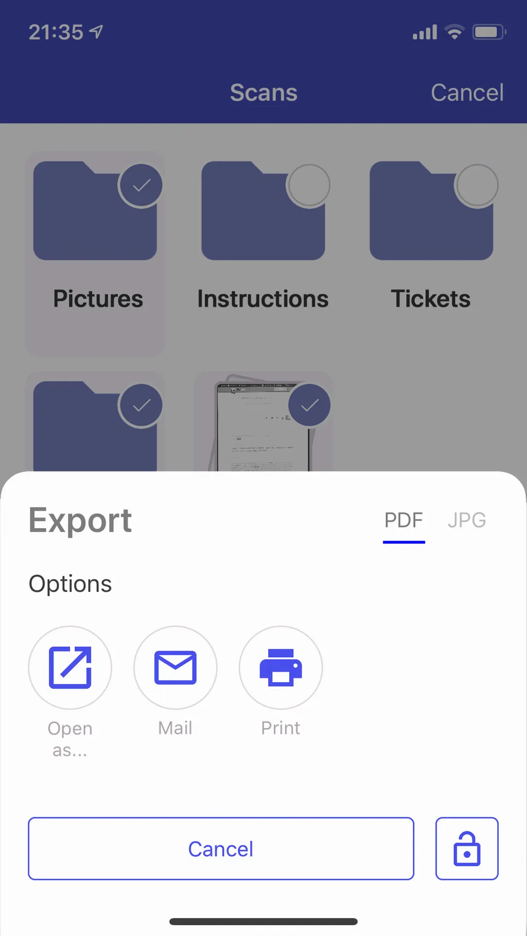 Documents to PDF Scanner App Store screenshot 1